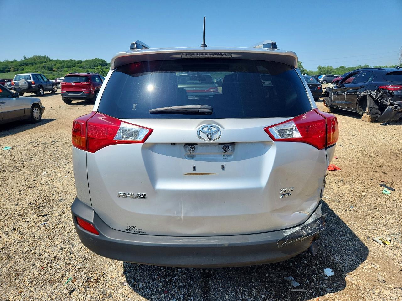 2013 Toyota Rav4 Xle Серебряный vin: JTMRFREV4D5001269