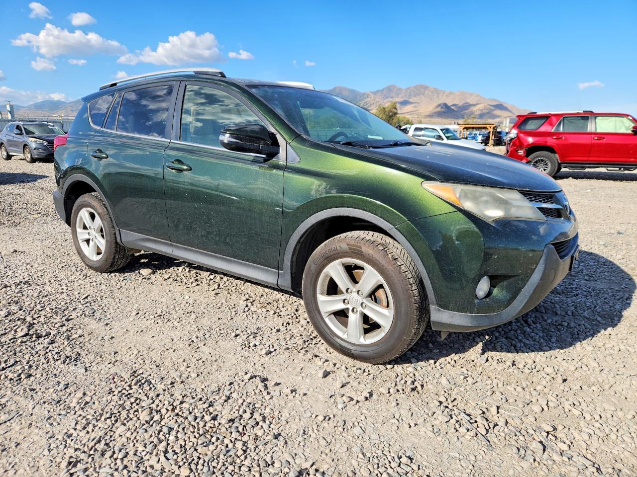 2013 Toyota Rav4 Xle Зеленый vin: JTMRFREV4D5024826