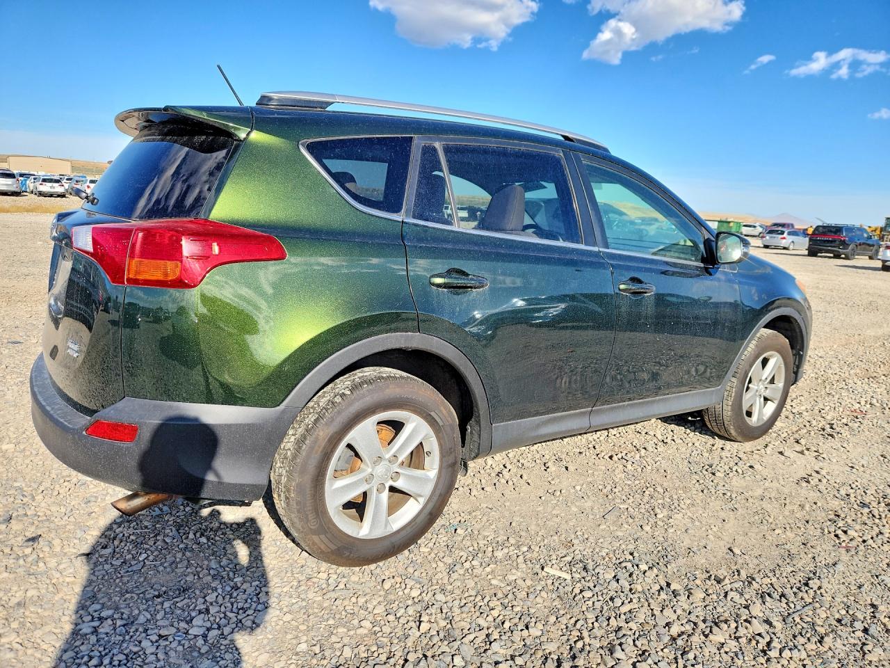 2013 Toyota Rav4 Xle Зеленый vin: JTMRFREV4D5024826
