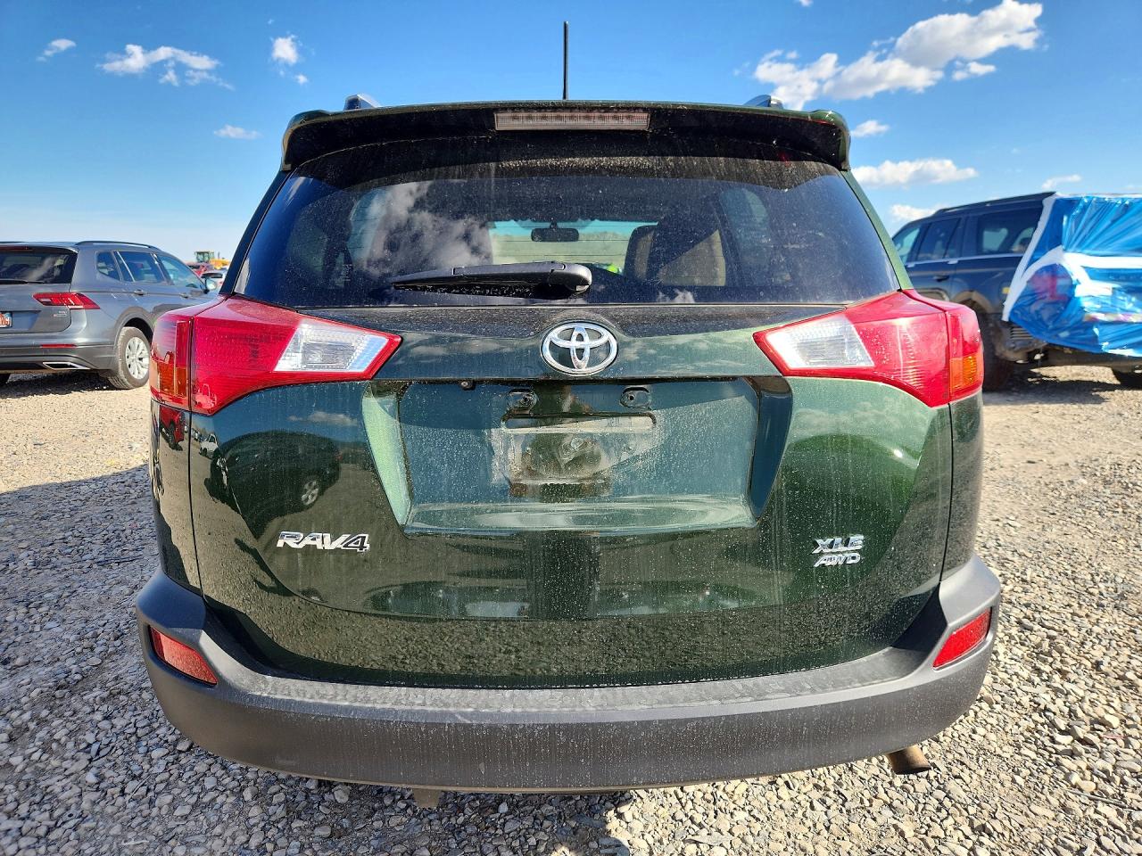 2013 Toyota Rav4 Xle Зеленый vin: JTMRFREV4D5024826