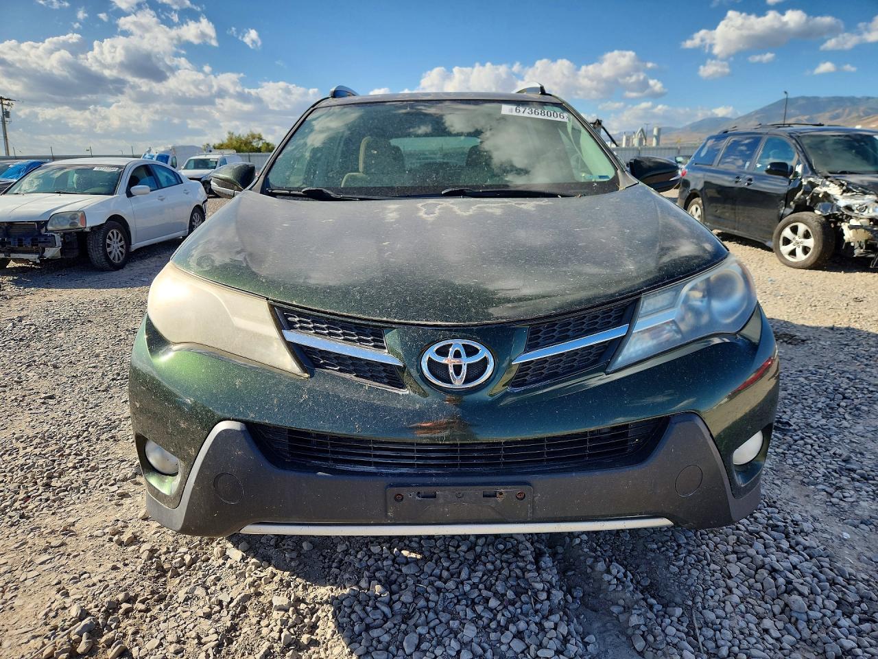 2013 Toyota Rav4 Xle Зеленый vin: JTMRFREV4D5024826