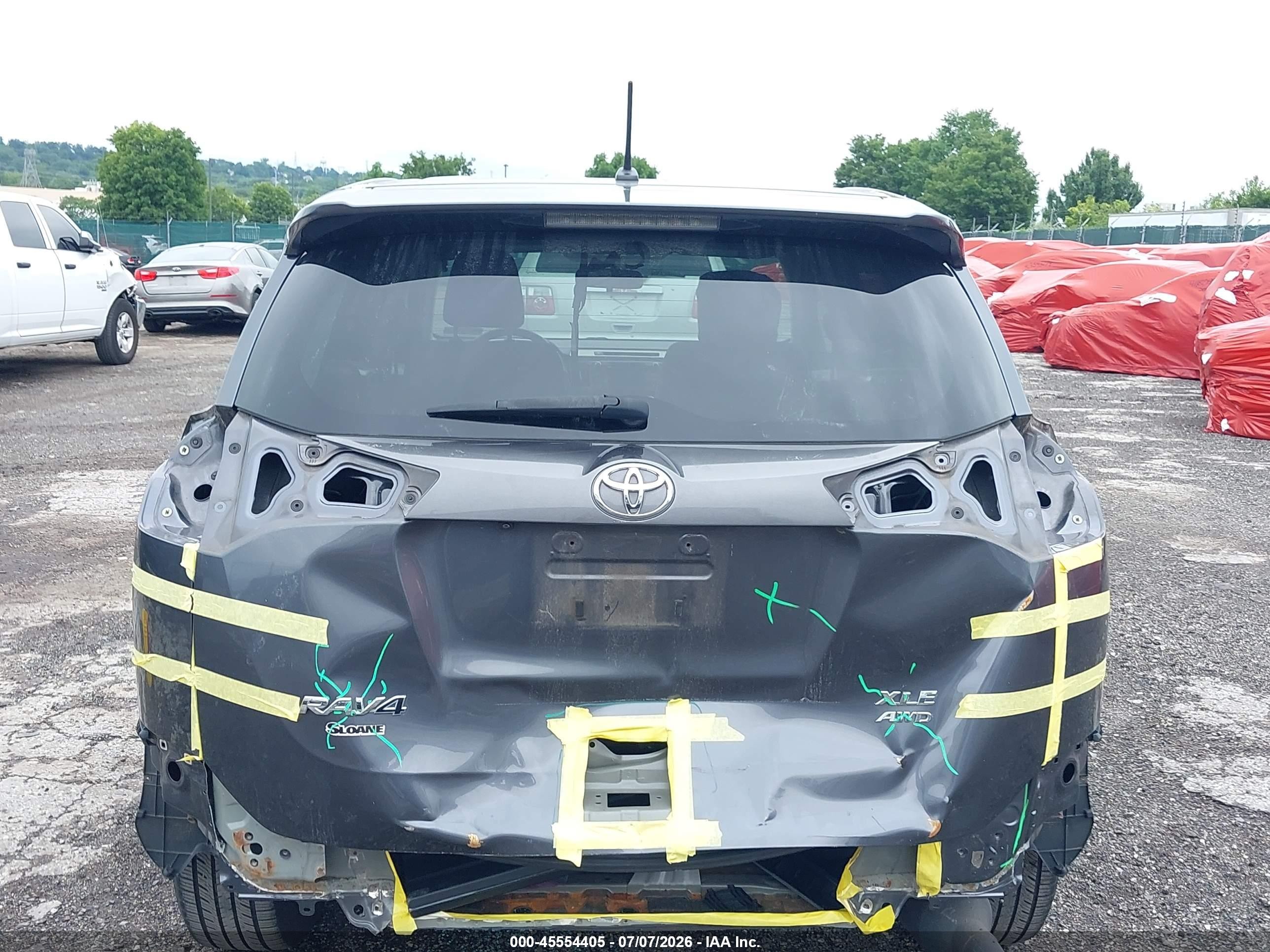 2013 Toyota Rav4 Xle Teal vin: JTMRFREV4DD041700