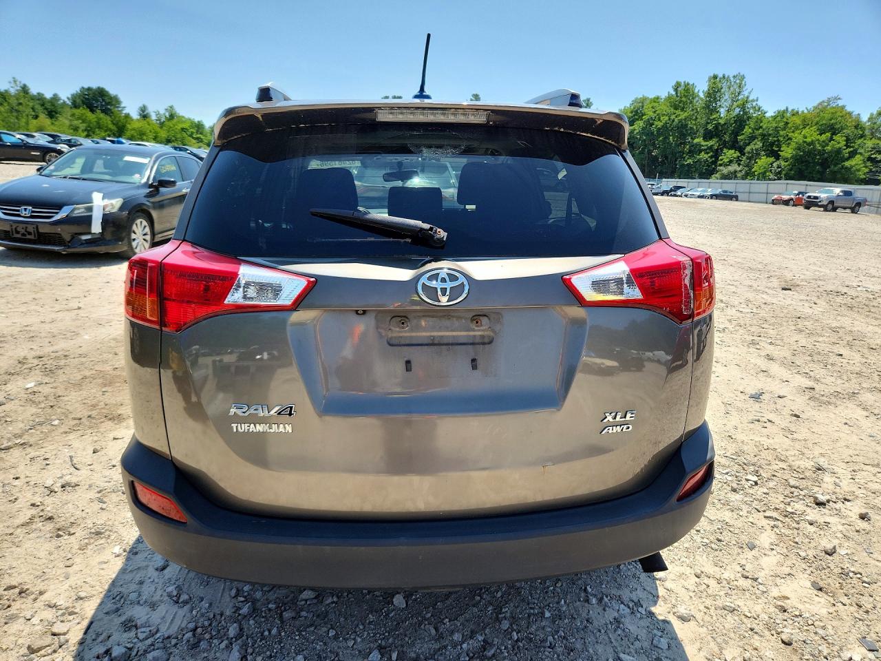 2014 Toyota Rav4 Xle Gray vin: JTMRFREV4ED085245