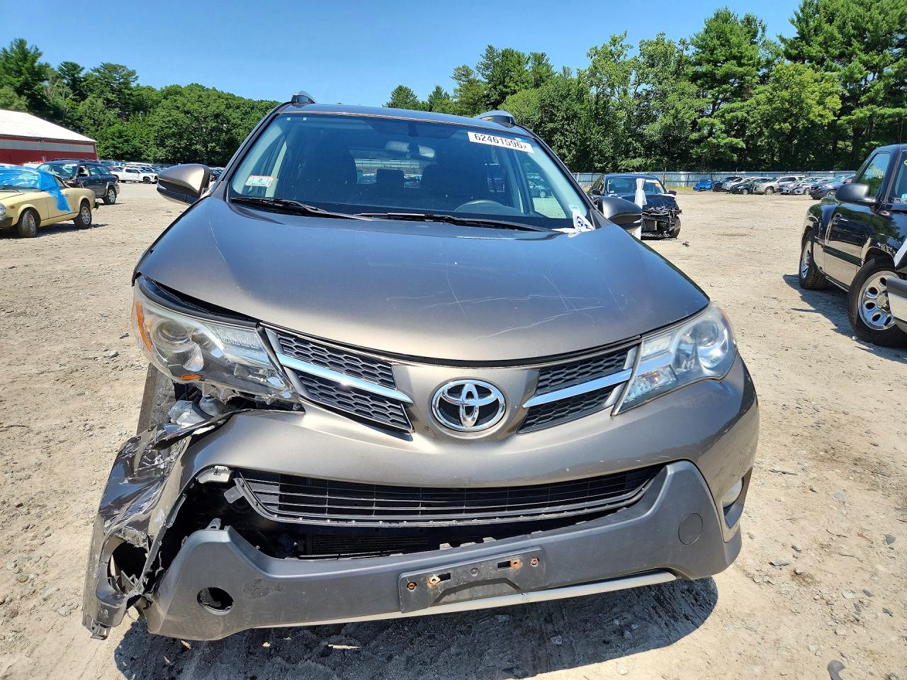 2014 Toyota Rav4 Xle Gray vin: JTMRFREV4ED085245