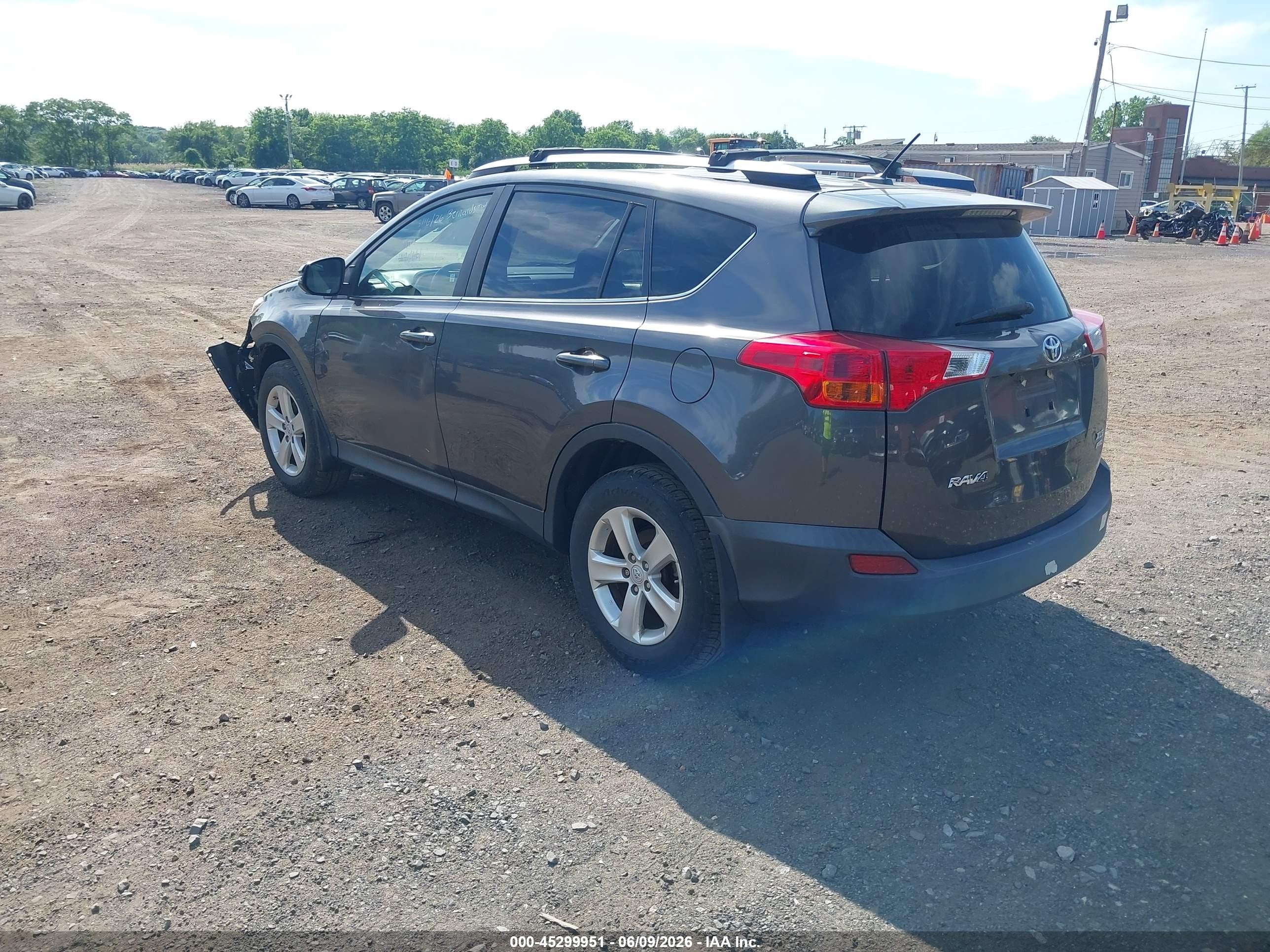 2014 Toyota Rav4 Xle Gray vin: JTMRFREV4EJ012443