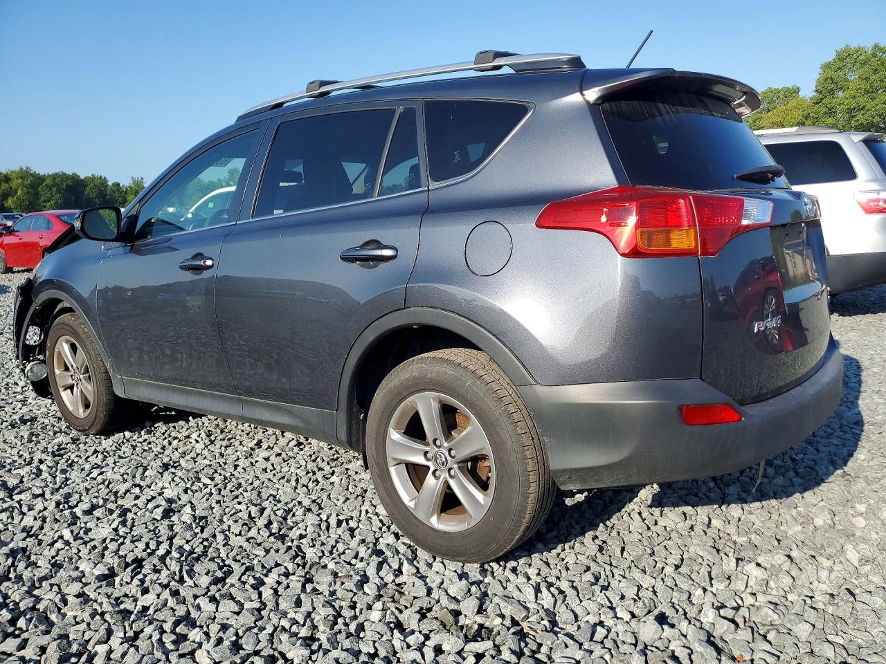 2015 Toyota Rav4 Xle Gray vin: JTMRFREV4FD110467