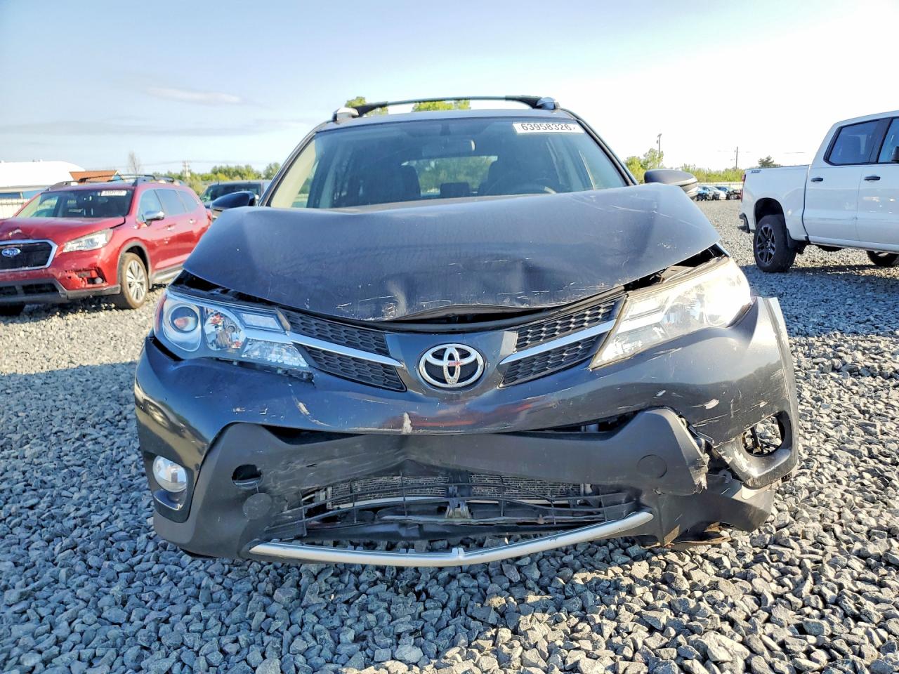2015 Toyota Rav4 Xle Gray vin: JTMRFREV4FD110467