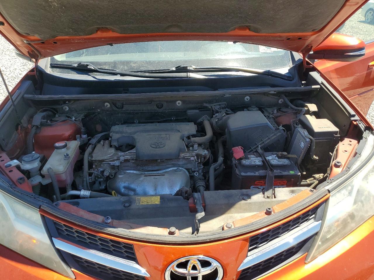 2015 Toyota Rav4 Xle Orange vin: JTMRFREV4FD128130