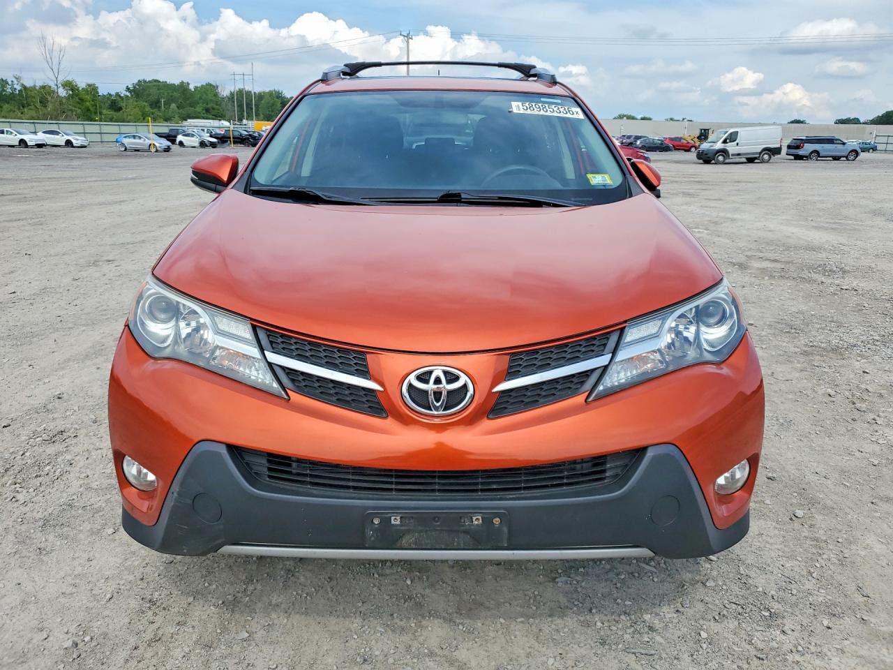 2015 Toyota Rav4 Xle Orange vin: JTMRFREV4FD159605