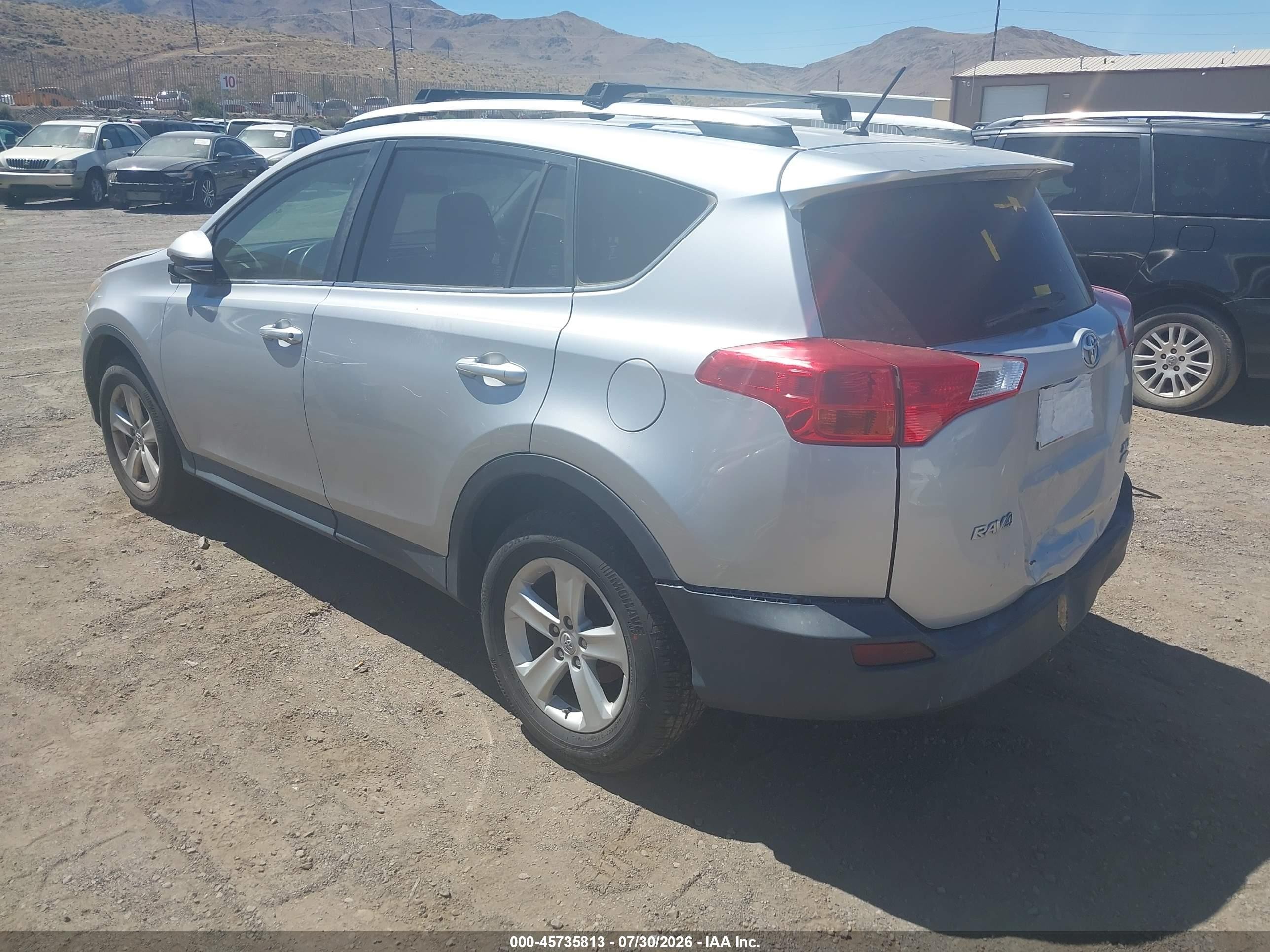 2013 Toyota Rav4 Xle Gray vin: JTMRFREV5D5005038