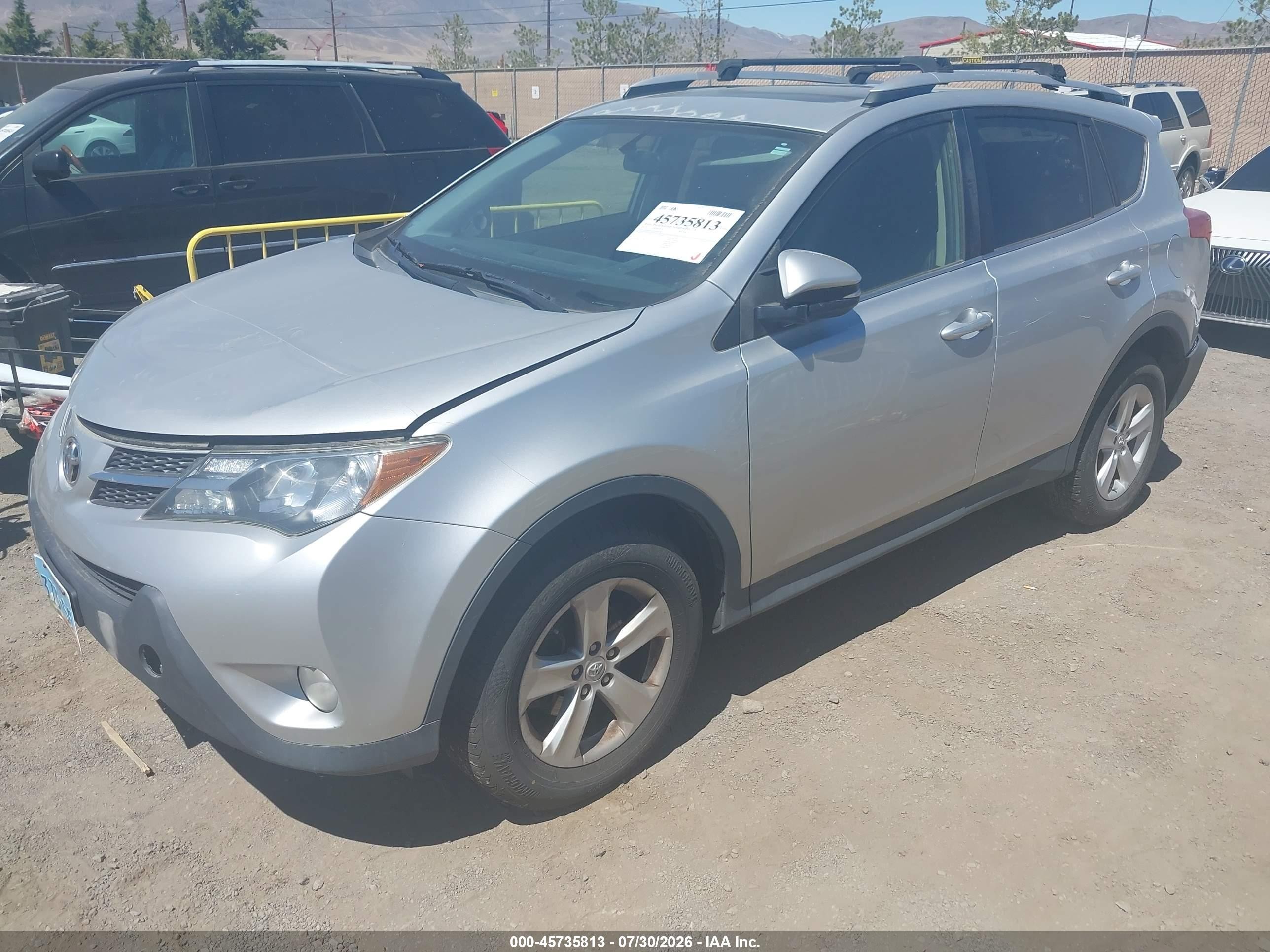 2013 Toyota Rav4 Xle Gray vin: JTMRFREV5D5005038