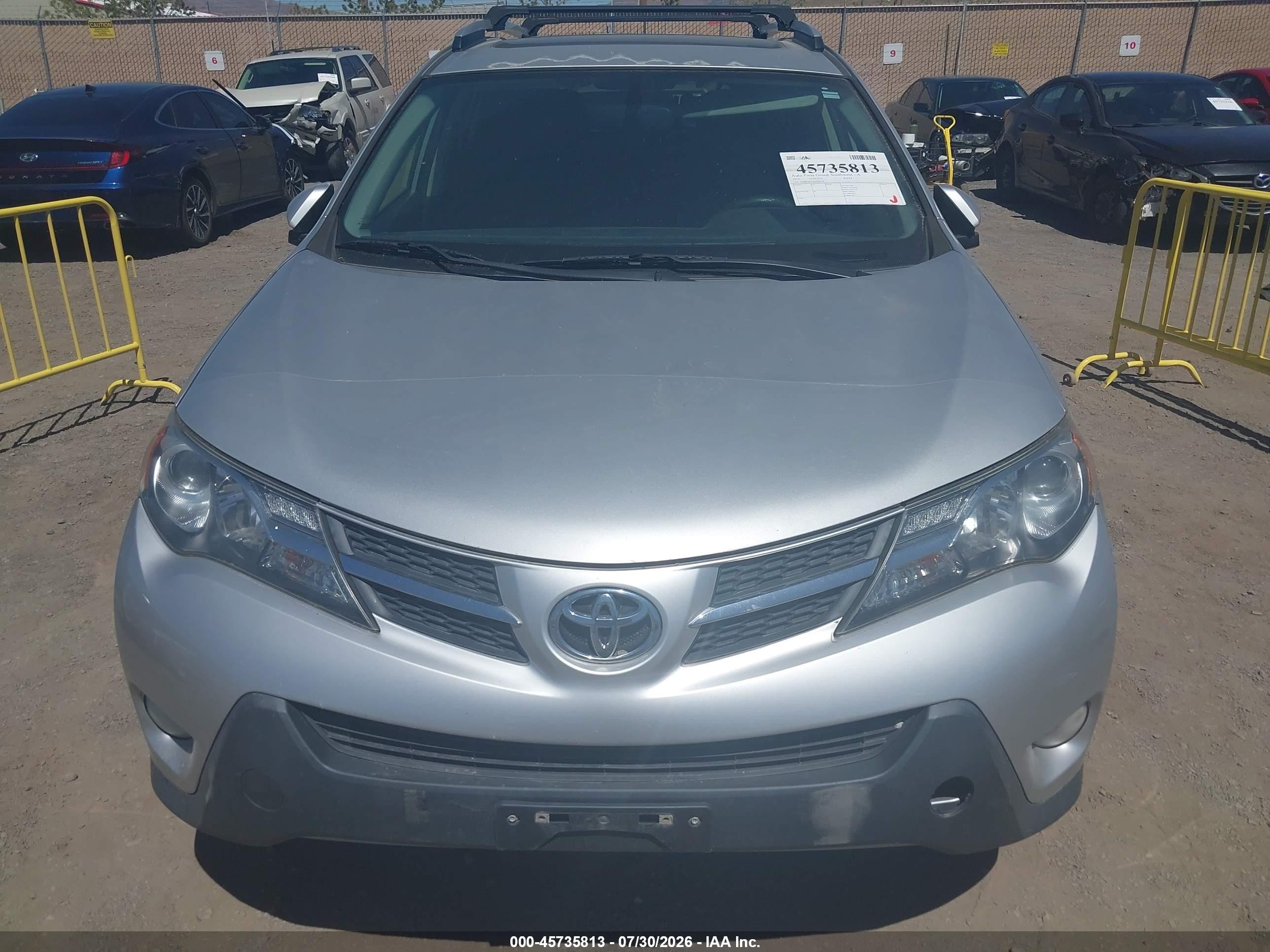2013 Toyota Rav4 Xle Gray vin: JTMRFREV5D5005038