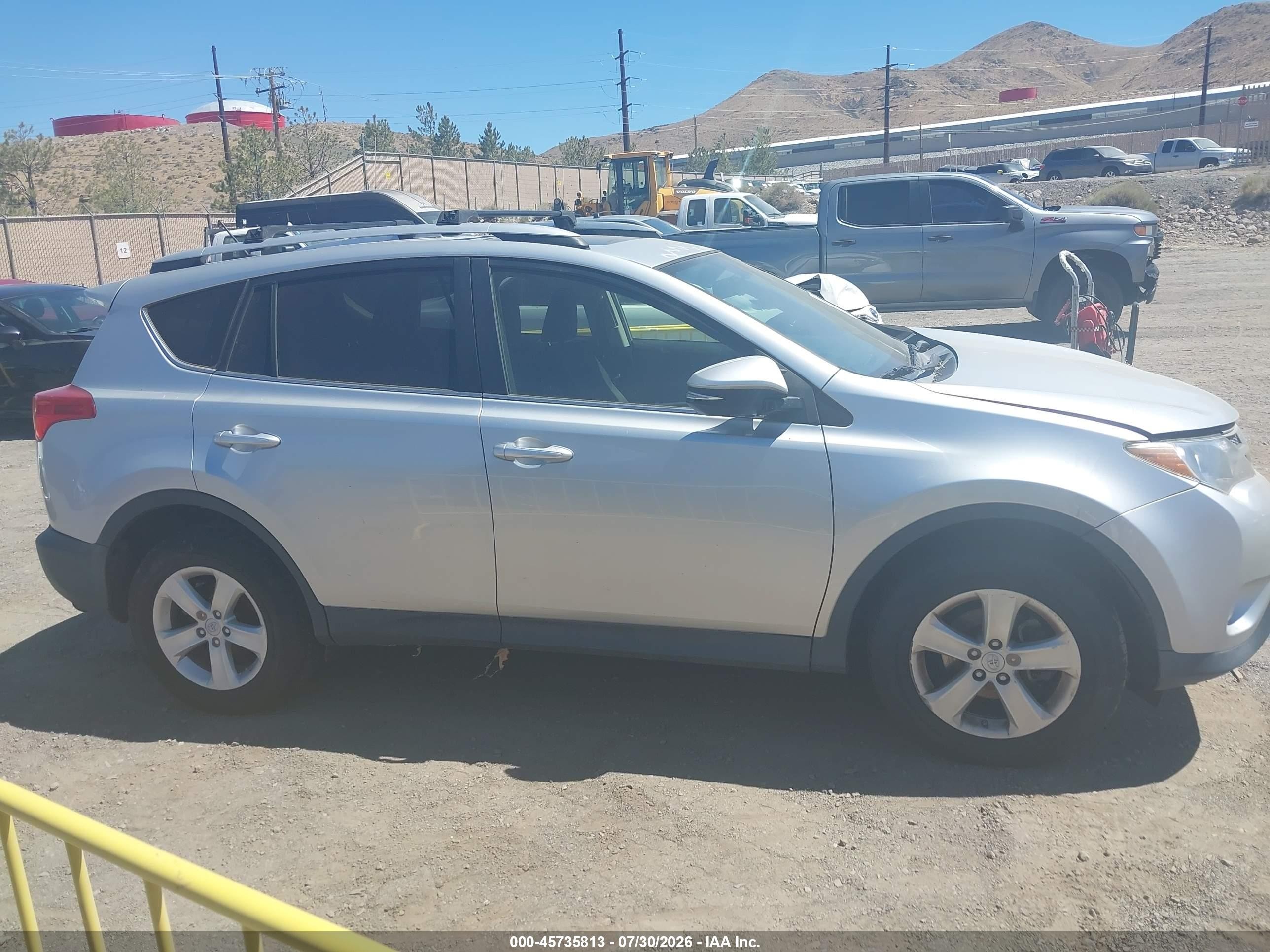 2013 Toyota Rav4 Xle Gray vin: JTMRFREV5D5005038
