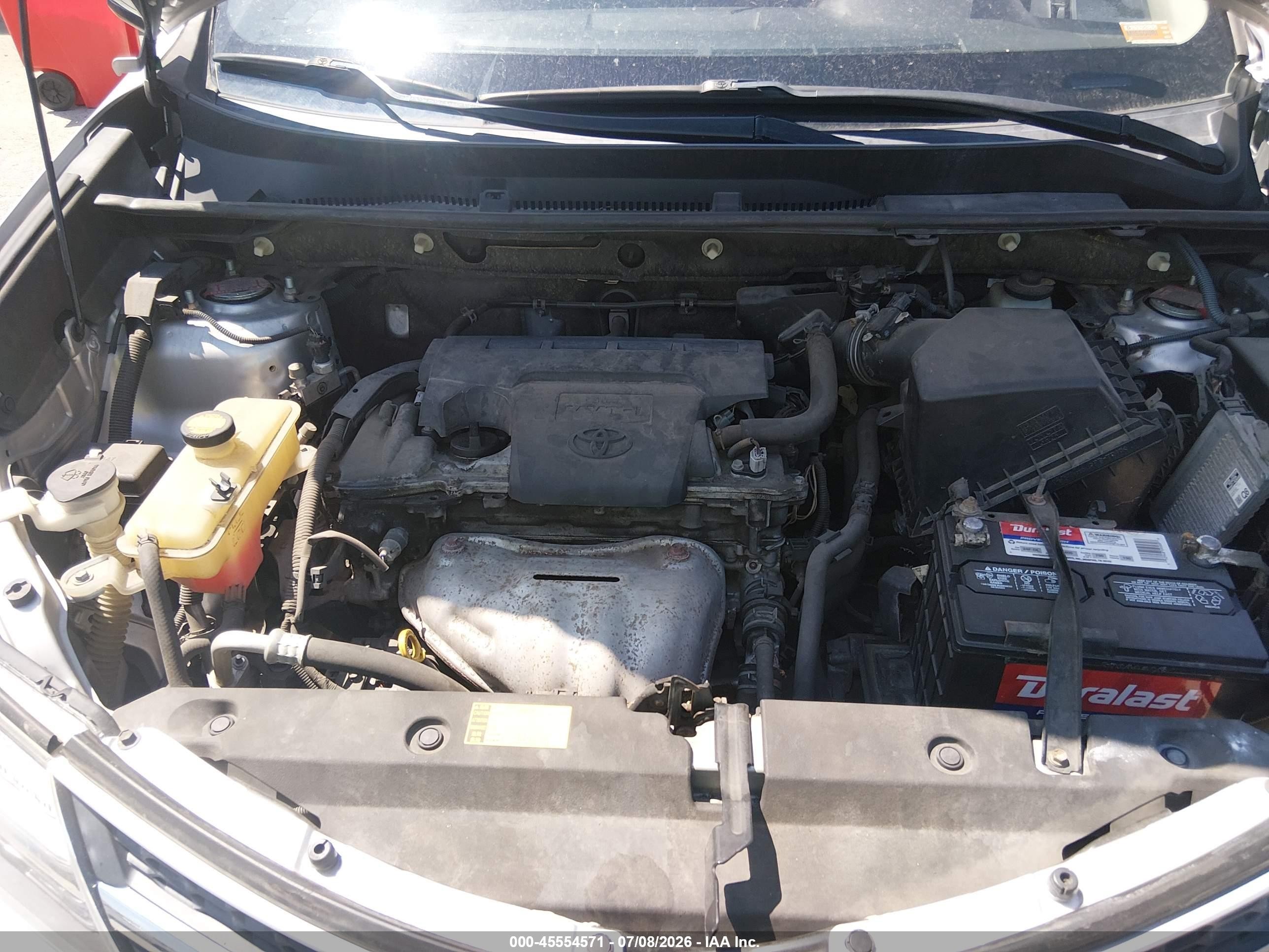 2013 Toyota Rav4 Xle Серебряный vin: JTMRFREV5D5013981