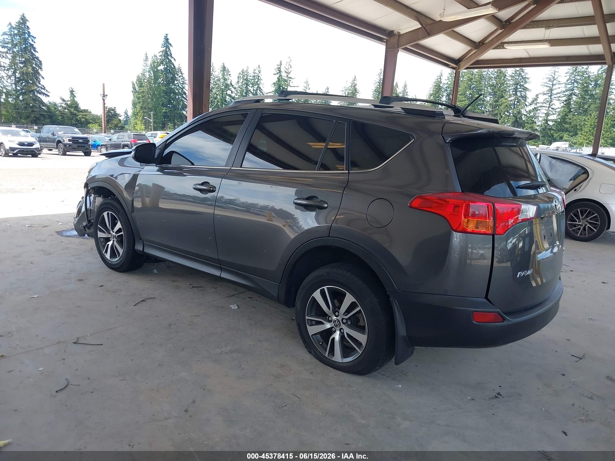 2013 Toyota Rav4 Xle Gray vin: JTMRFREV5D5019893