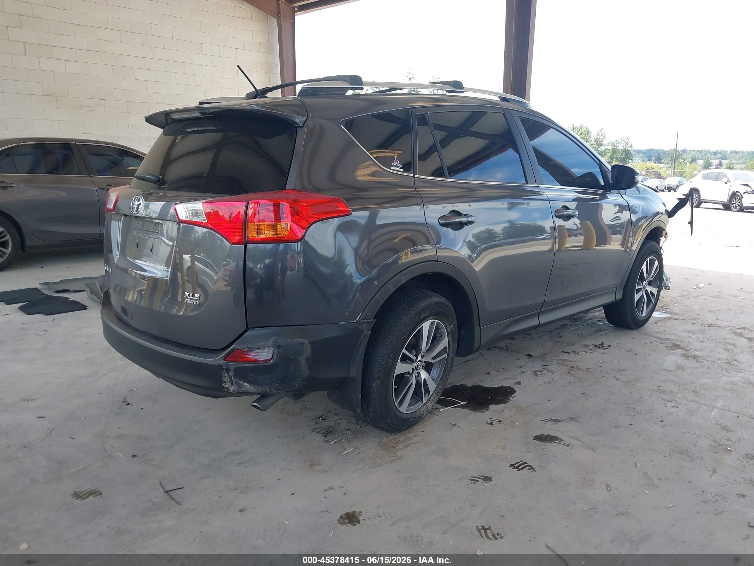 2013 Toyota Rav4 Xle Gray vin: JTMRFREV5D5019893