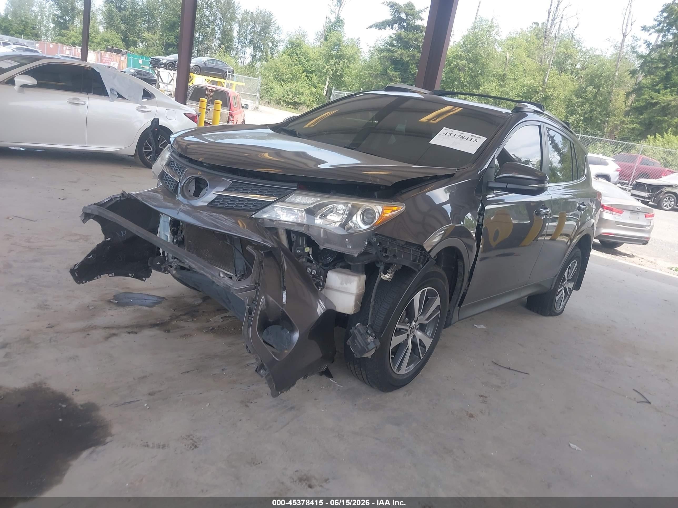 2013 Toyota Rav4 Xle Gray vin: JTMRFREV5D5019893