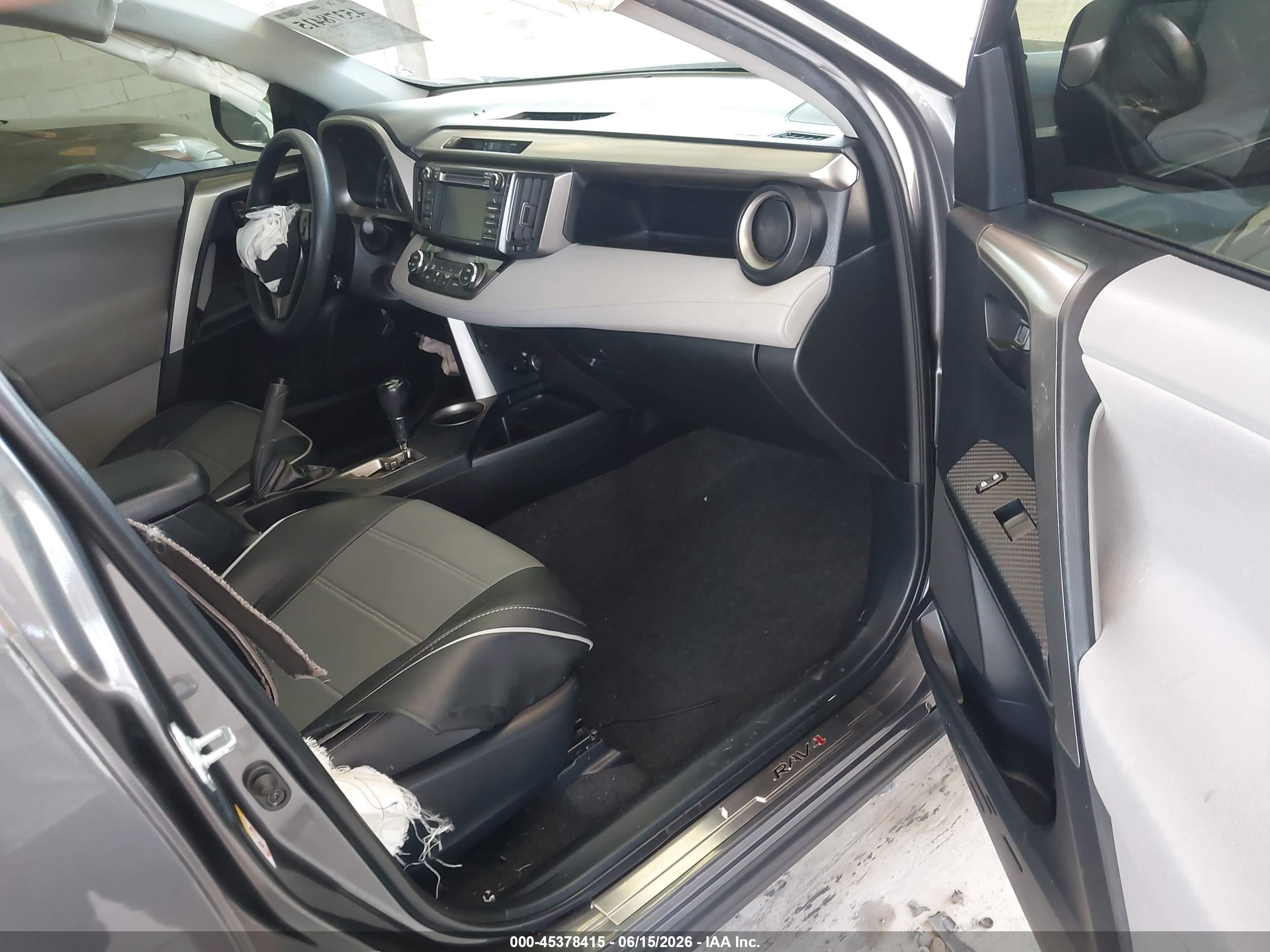 2013 Toyota Rav4 Xle Gray vin: JTMRFREV5D5019893