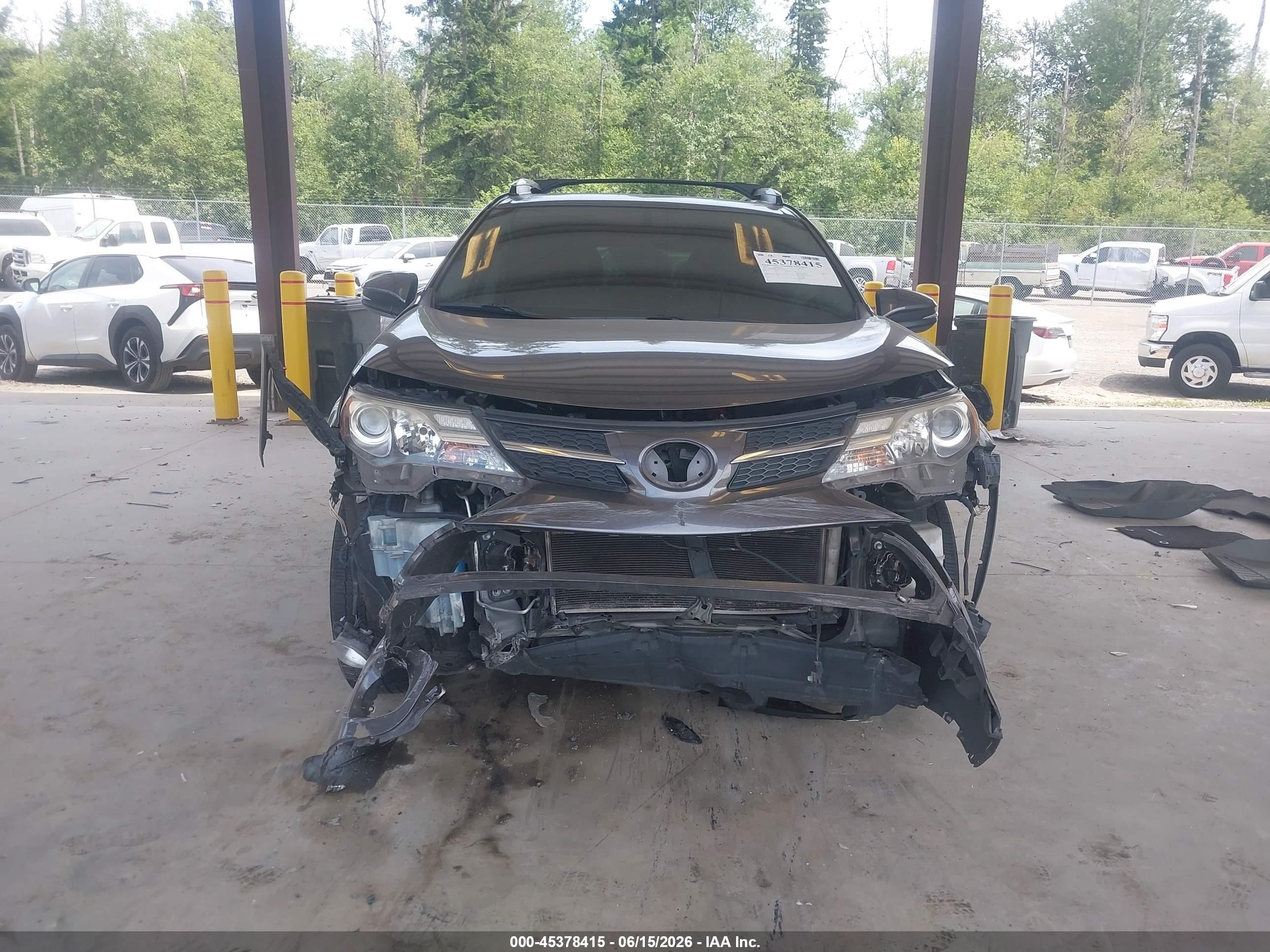 2013 Toyota Rav4 Xle Gray vin: JTMRFREV5D5019893