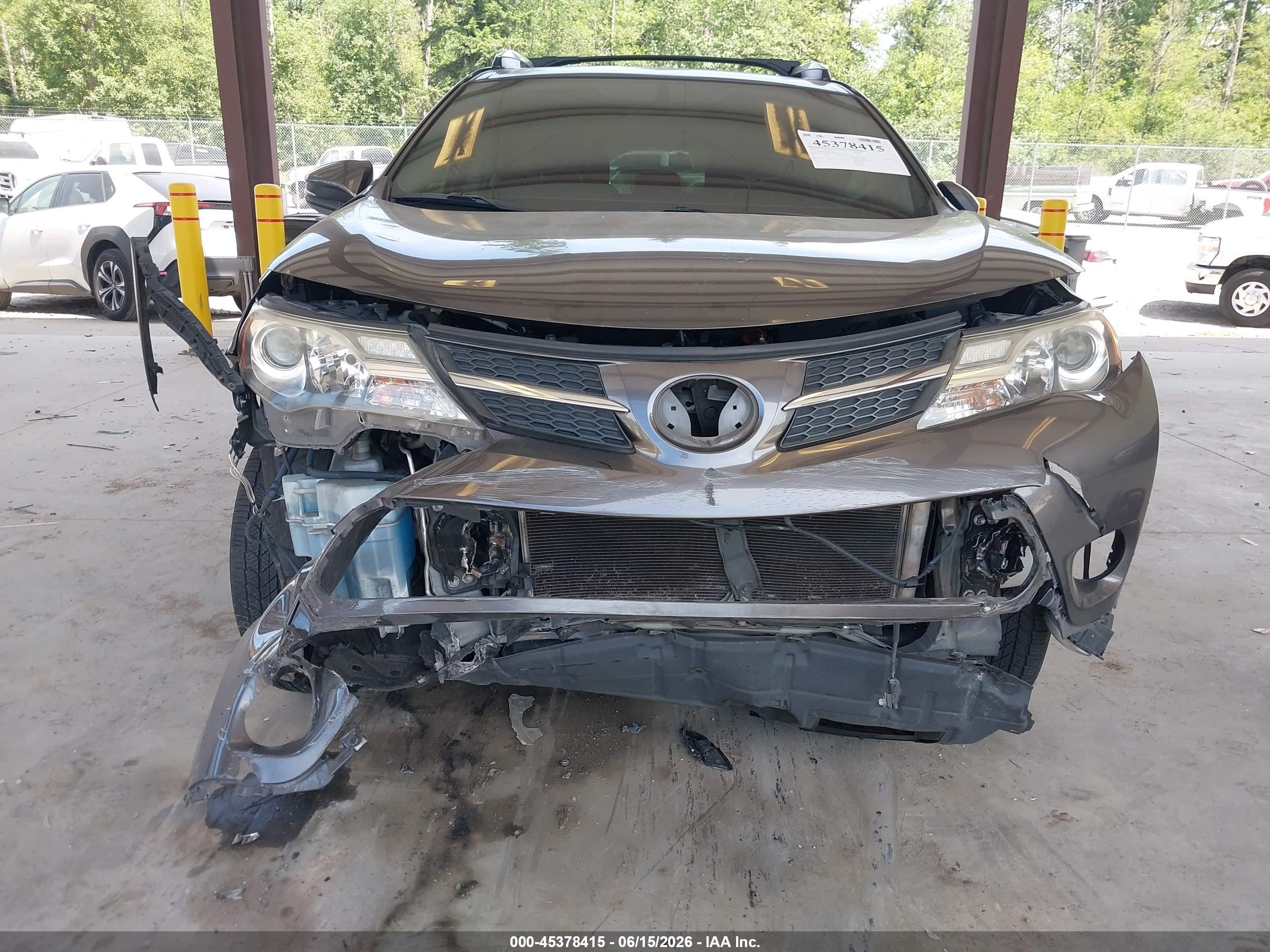 2013 Toyota Rav4 Xle Gray vin: JTMRFREV5D5019893