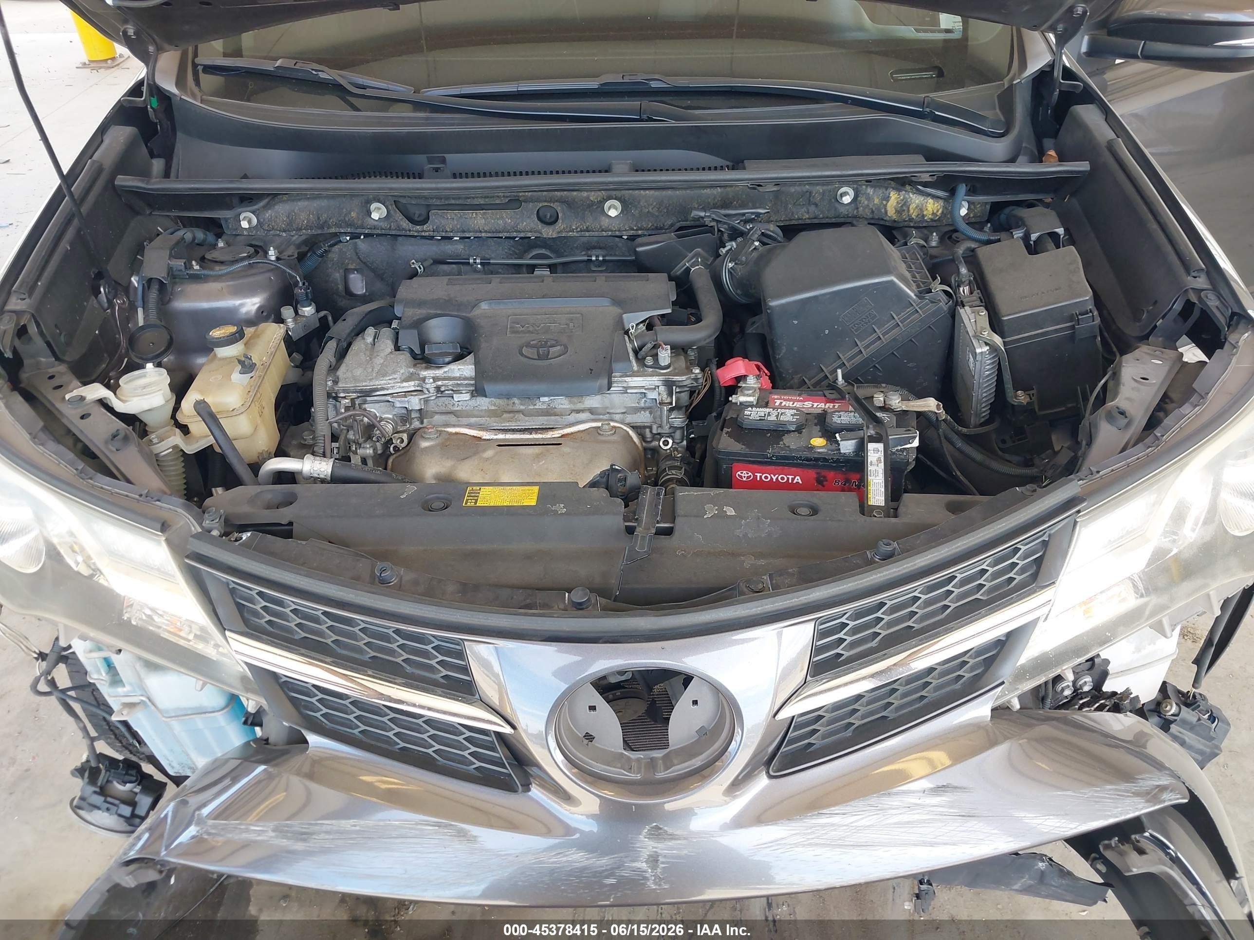 2013 Toyota Rav4 Xle Gray vin: JTMRFREV5D5019893