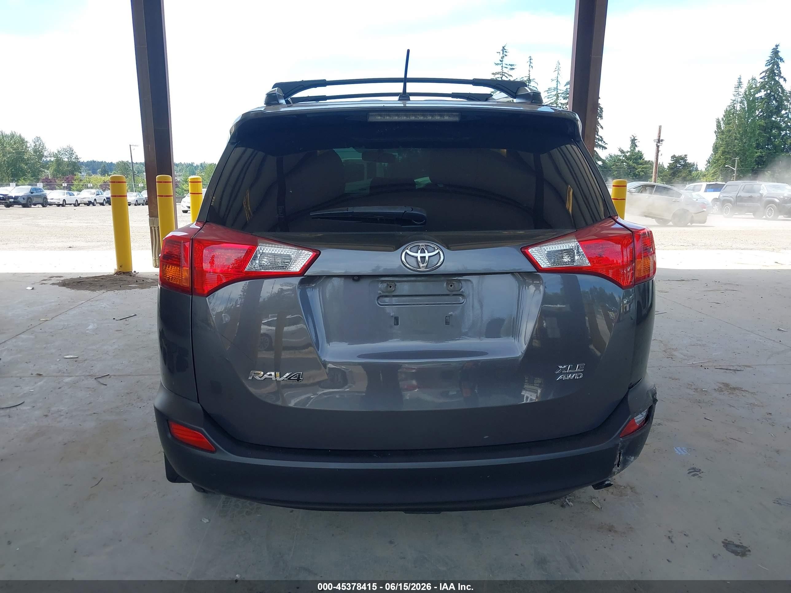 2013 Toyota Rav4 Xle Gray vin: JTMRFREV5D5019893