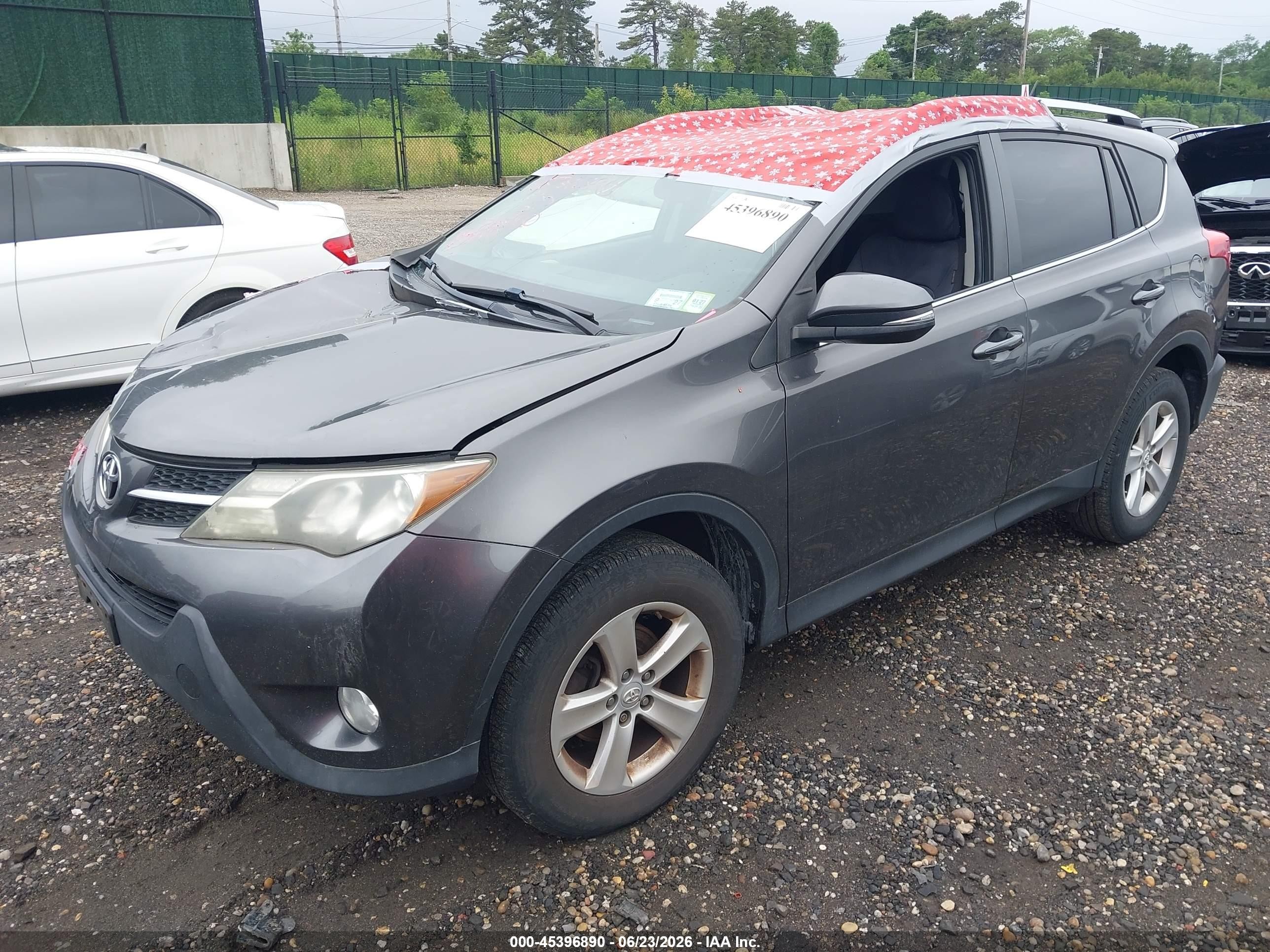 2013 Toyota Rav4 Xle Gray vin: JTMRFREV5D5022325
