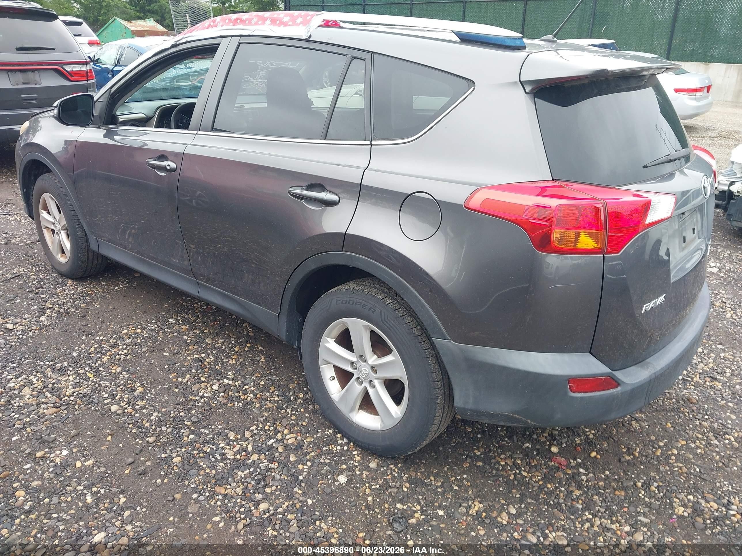 2013 Toyota Rav4 Xle Gray vin: JTMRFREV5D5022325