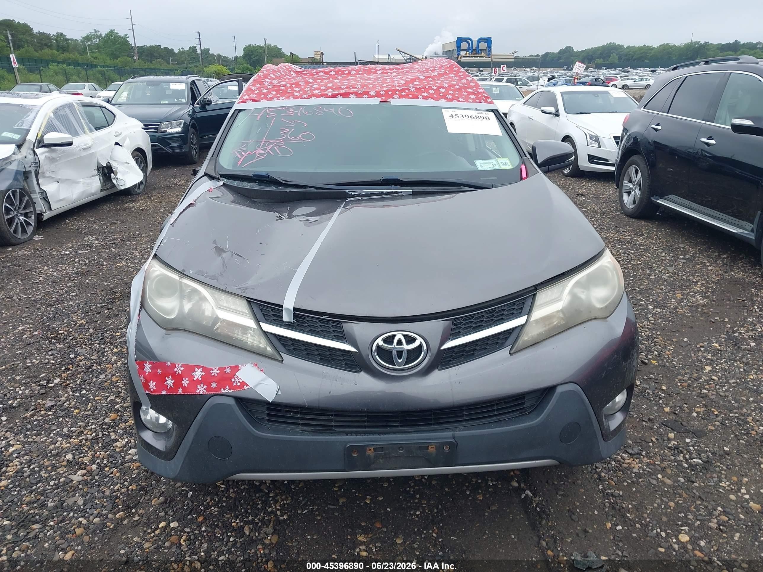 2013 Toyota Rav4 Xle Gray vin: JTMRFREV5D5022325