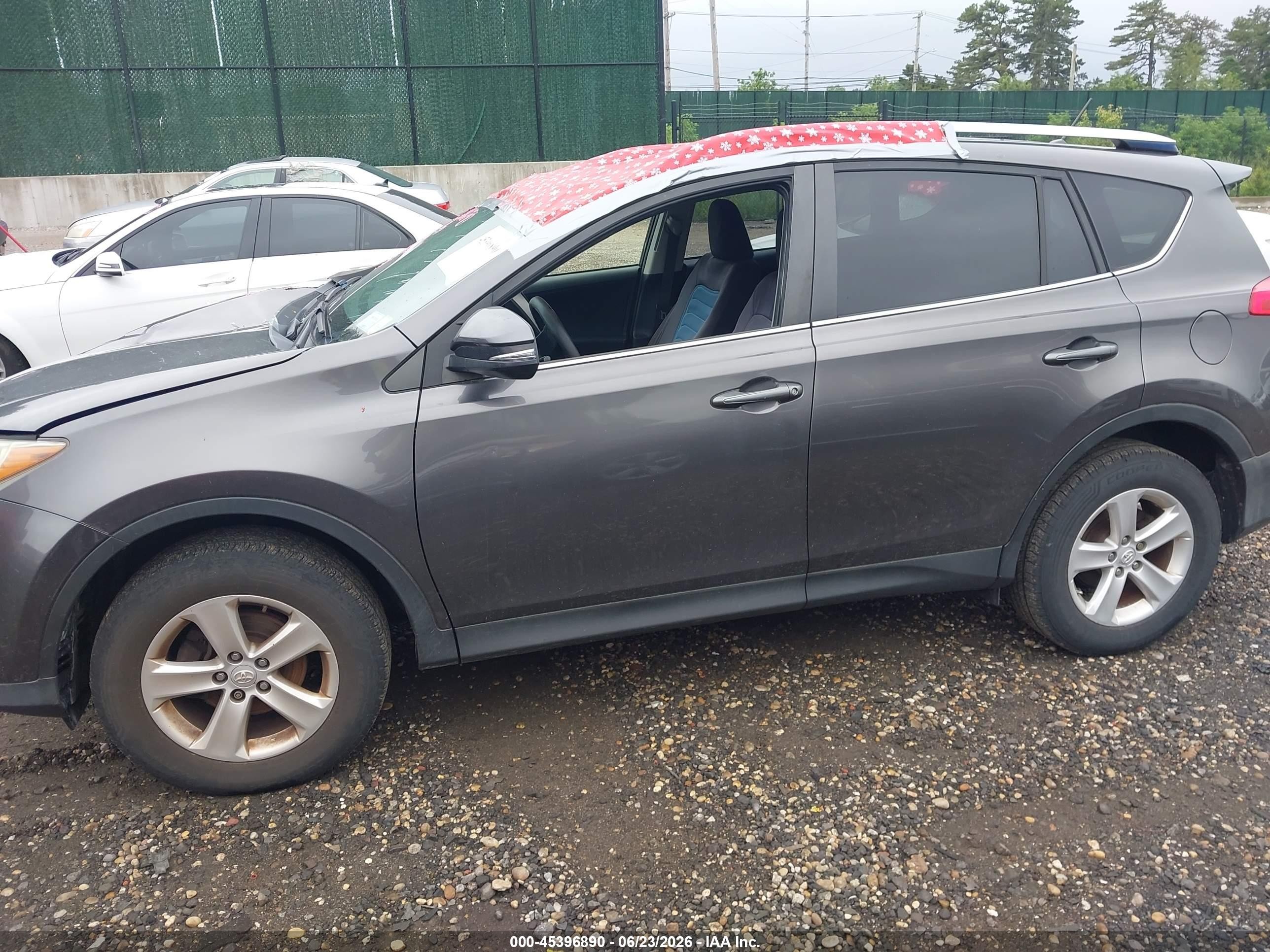 2013 Toyota Rav4 Xle Gray vin: JTMRFREV5D5022325