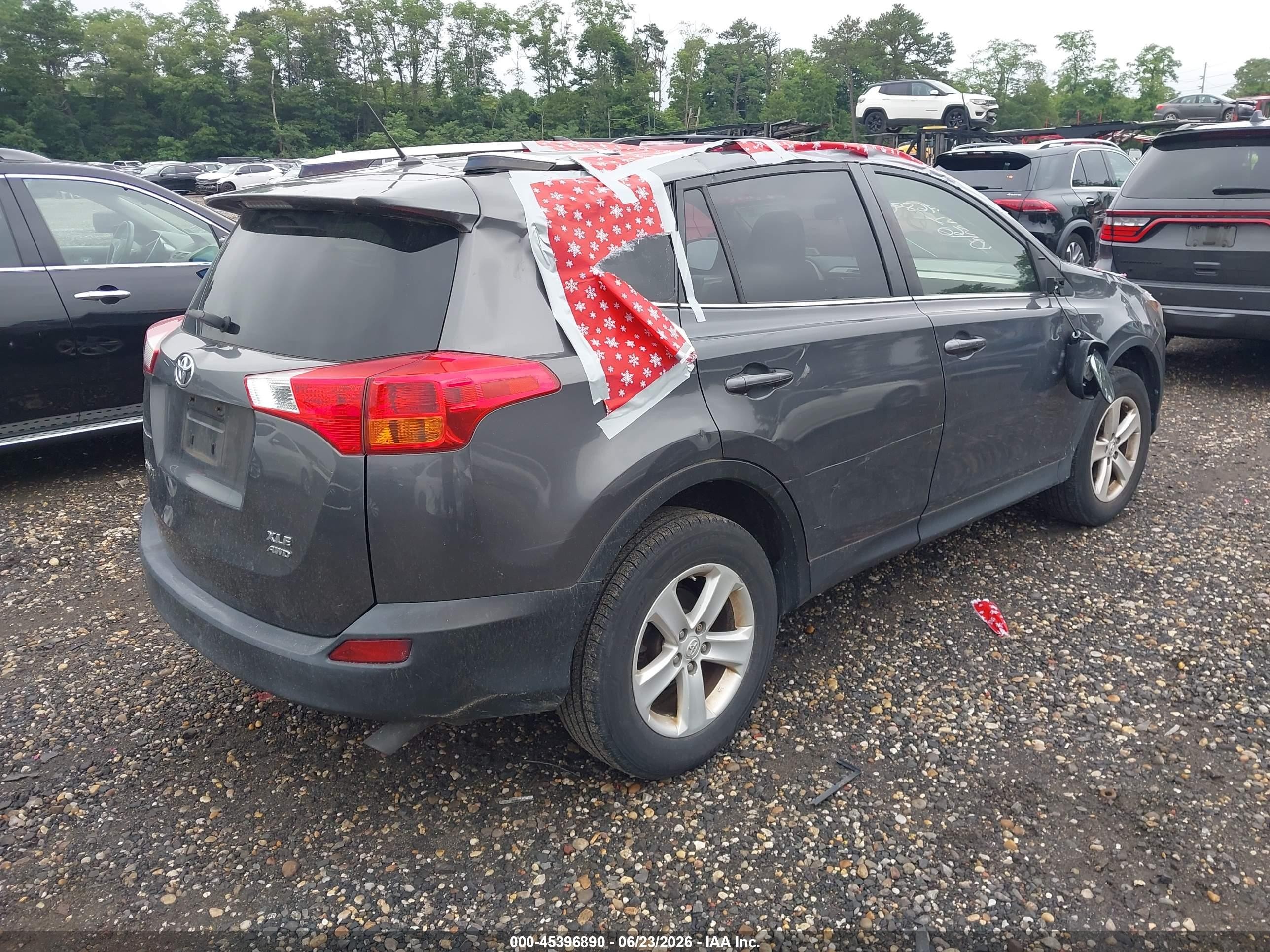 2013 Toyota Rav4 Xle Gray vin: JTMRFREV5D5022325
