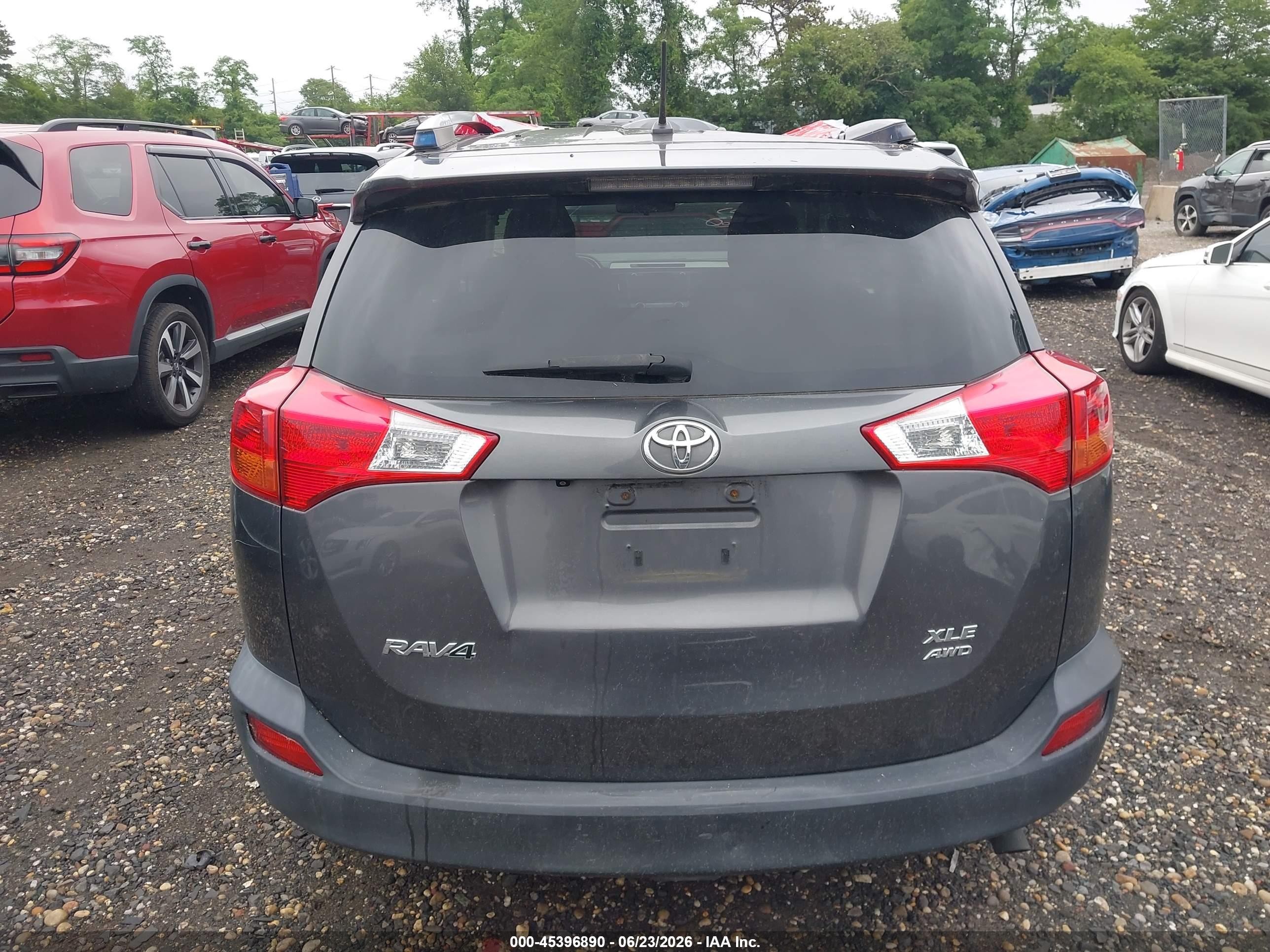 2013 Toyota Rav4 Xle Gray vin: JTMRFREV5D5022325