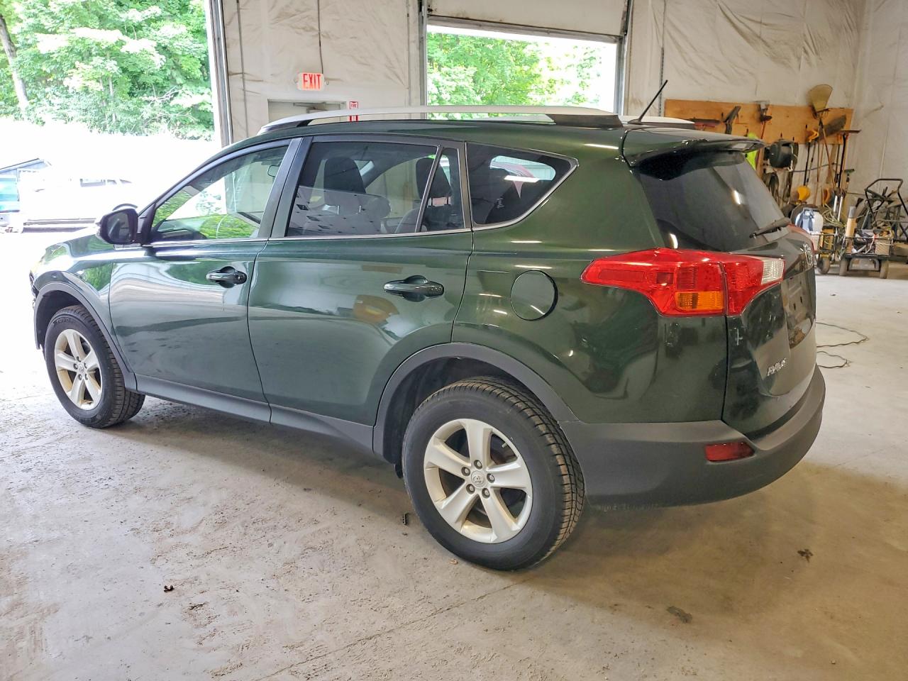 2013 Toyota Rav4 Xle Green vin: JTMRFREV5D5027301