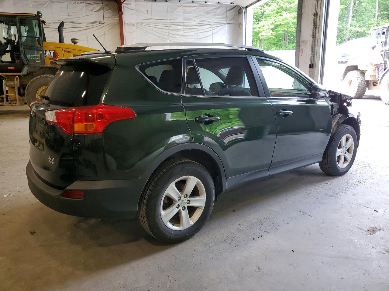 2013 Toyota Rav4 Xle Green vin: JTMRFREV5D5027301