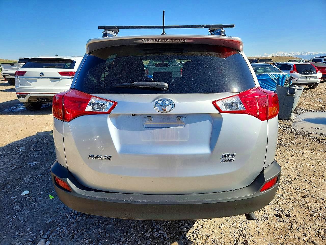 2013 Toyota Rav4 Xle Silver vin: JTMRFREV5DD002386