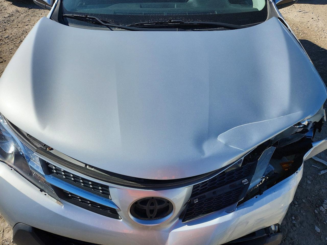 2013 Toyota Rav4 Xle Silver vin: JTMRFREV5DD002386