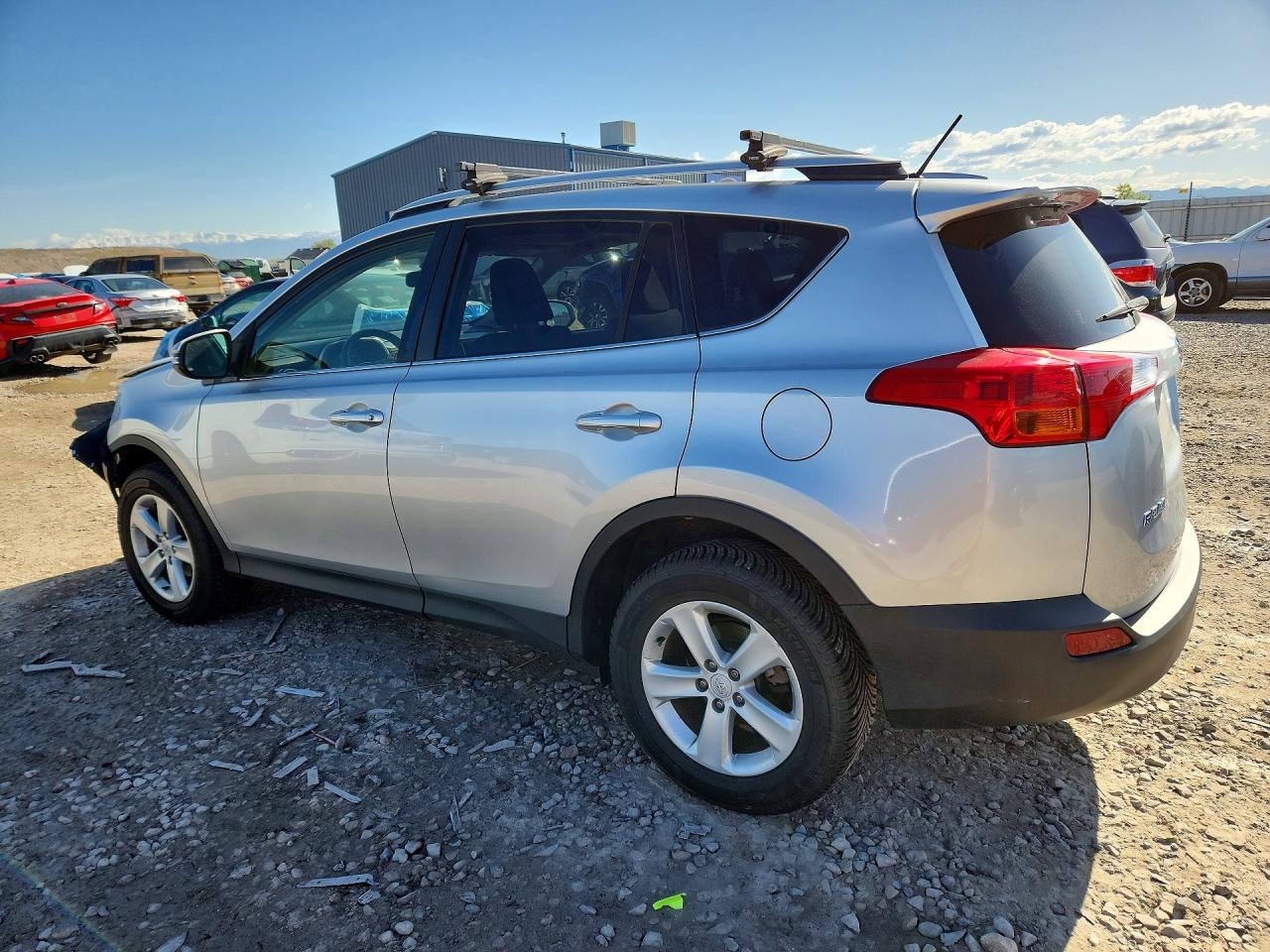 2013 Toyota Rav4 Xle Silver vin: JTMRFREV5DD002386