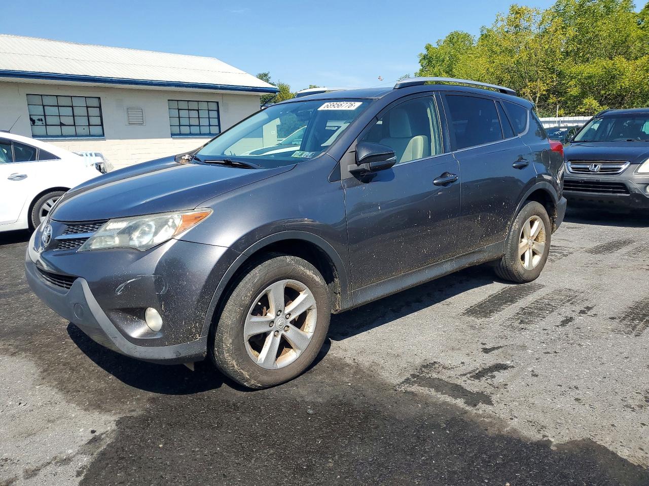 2013 Toyota Rav4 Xle Gray vin: JTMRFREV5DD008253