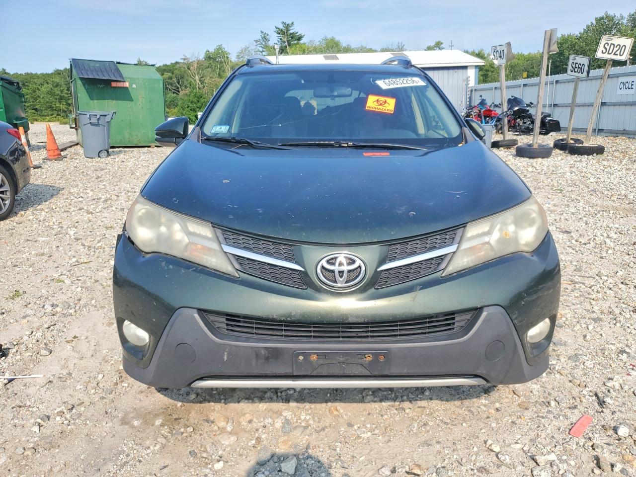 2013 Toyota Rav4 Xle Green vin: JTMRFREV5DD013386