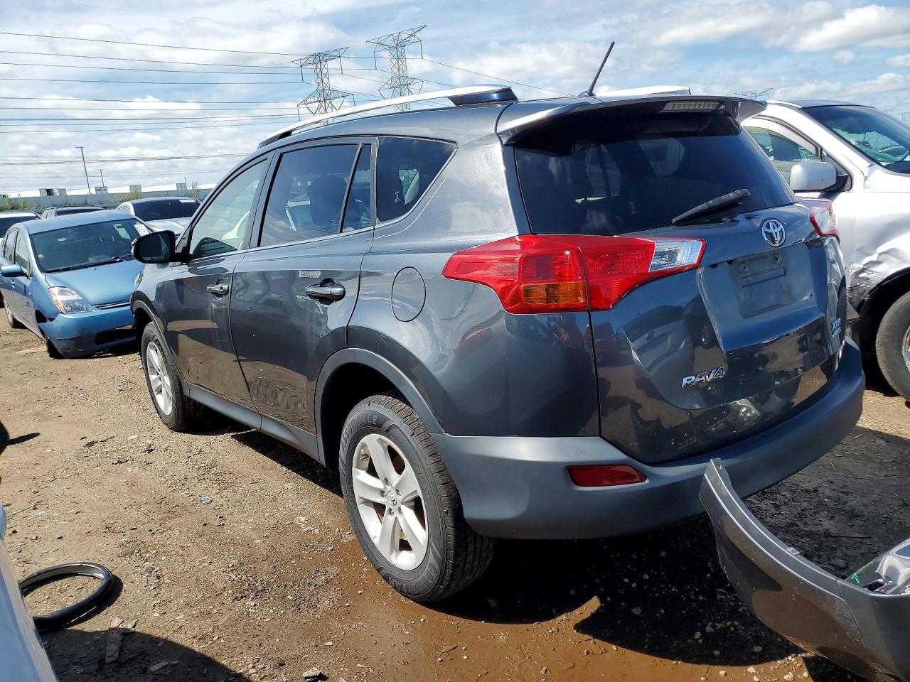 2013 Toyota Rav4 Xle Gray vin: JTMRFREV5DD027515