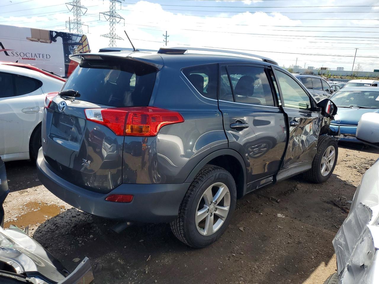 2013 Toyota Rav4 Xle Gray vin: JTMRFREV5DD027515