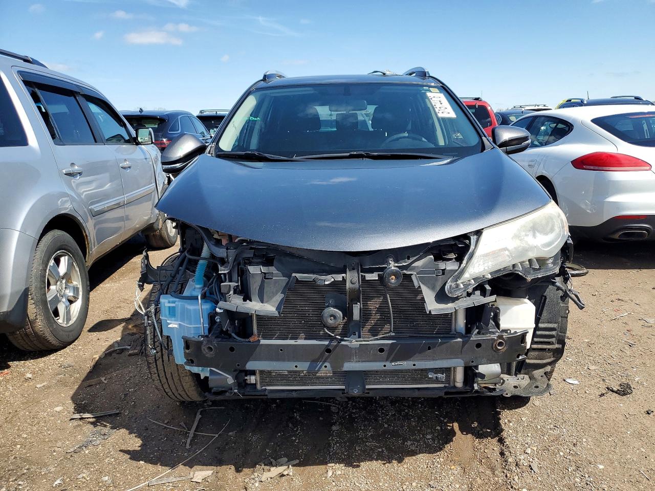 2013 Toyota Rav4 Xle Gray vin: JTMRFREV5DD027515