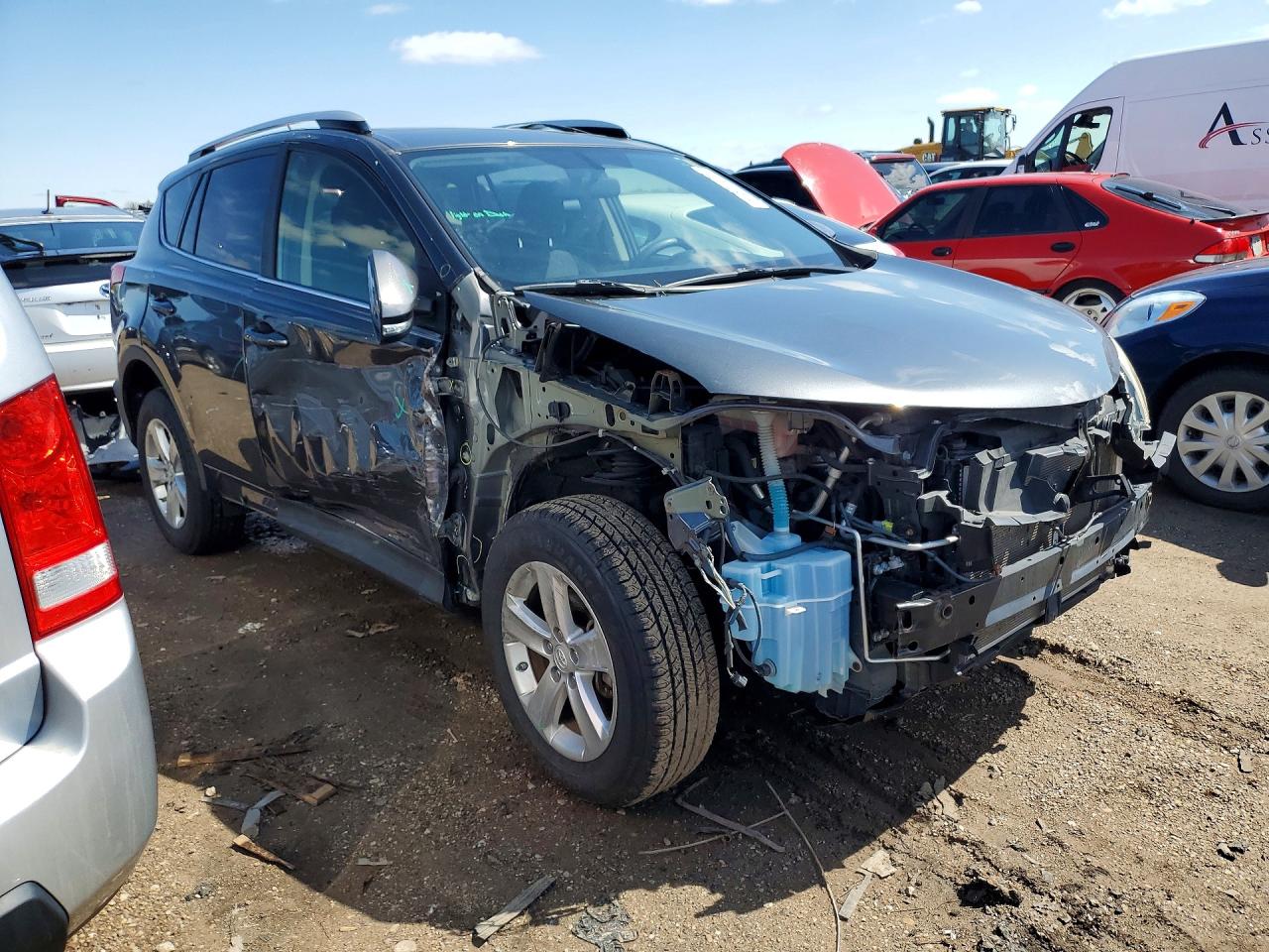 2013 Toyota Rav4 Xle Gray vin: JTMRFREV5DD027515