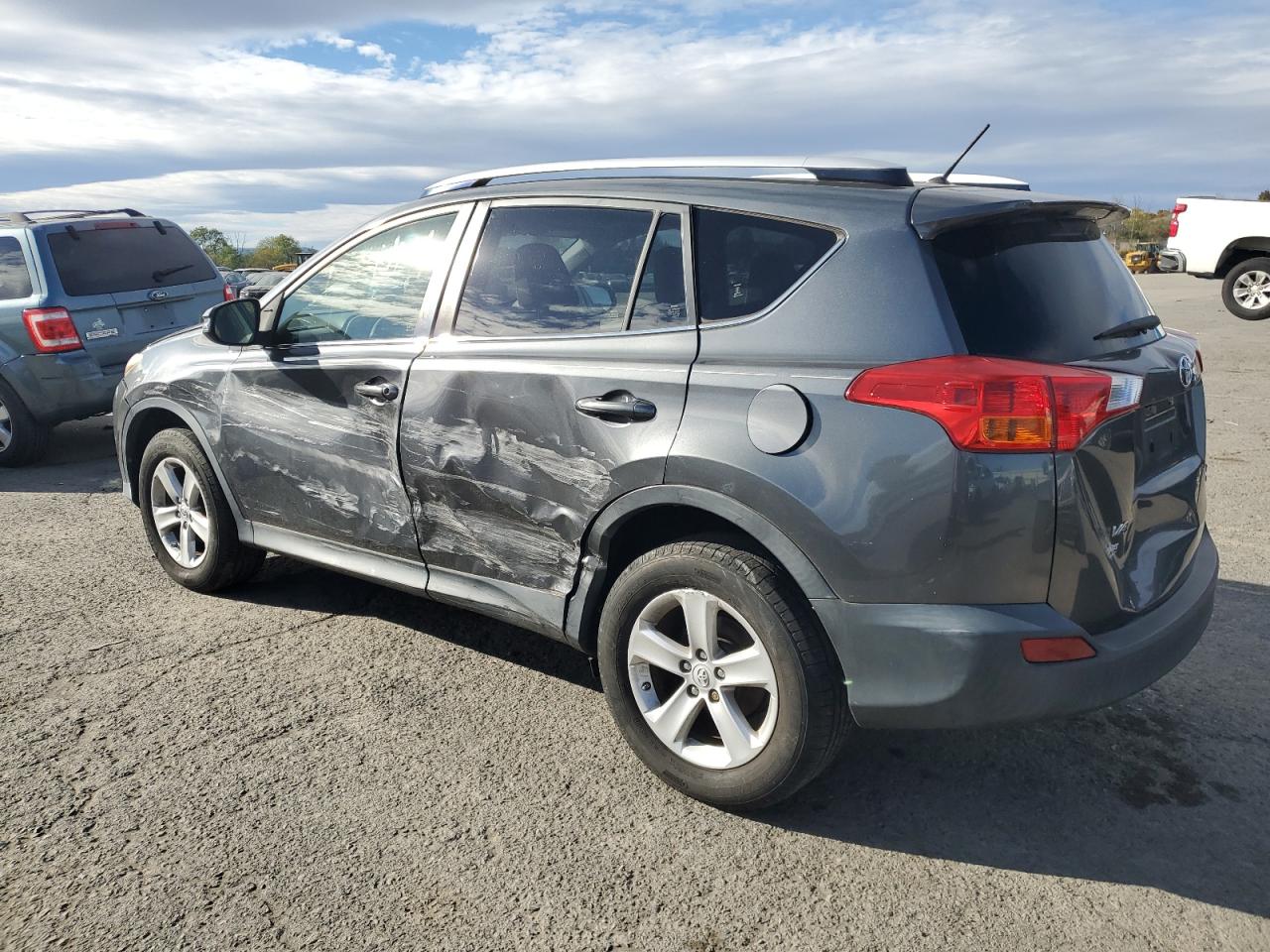 2013 Toyota Rav4 Xle Gray vin: JTMRFREV5DD043360