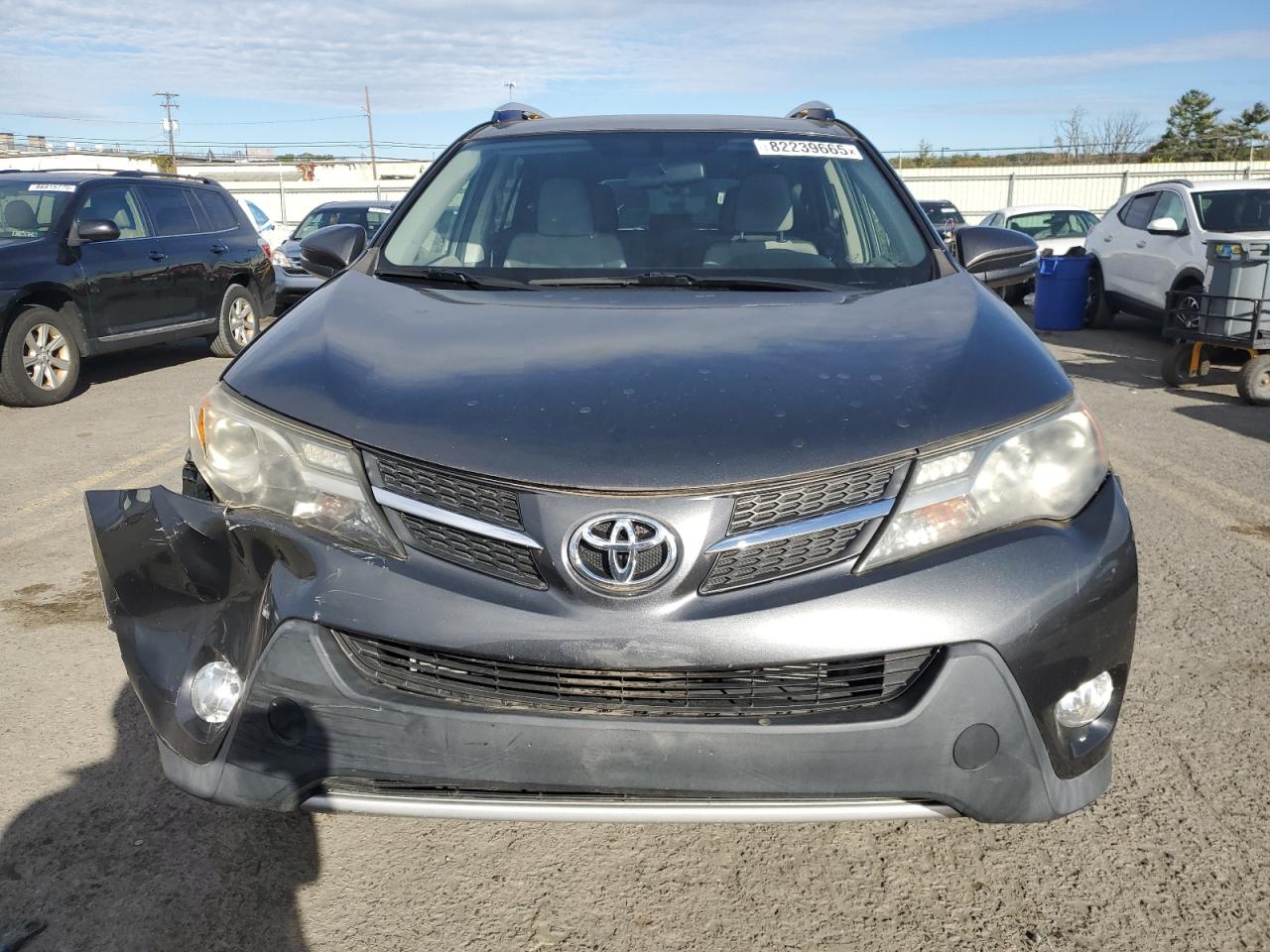 2013 Toyota Rav4 Xle Gray vin: JTMRFREV5DD043360
