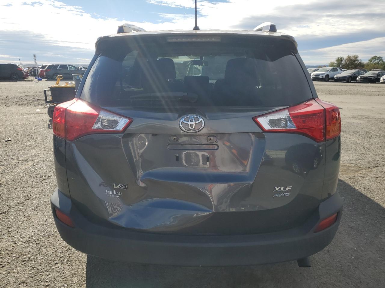 2013 Toyota Rav4 Xle Gray vin: JTMRFREV5DD043360