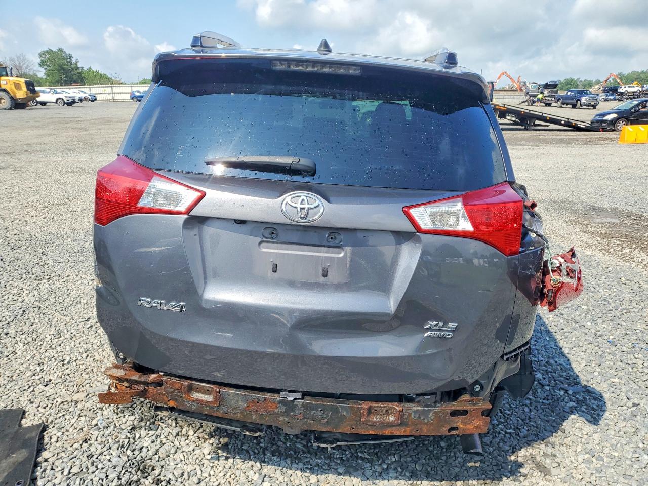 2014 Toyota Rav4 Xle Gray vin: JTMRFREV5ED071905