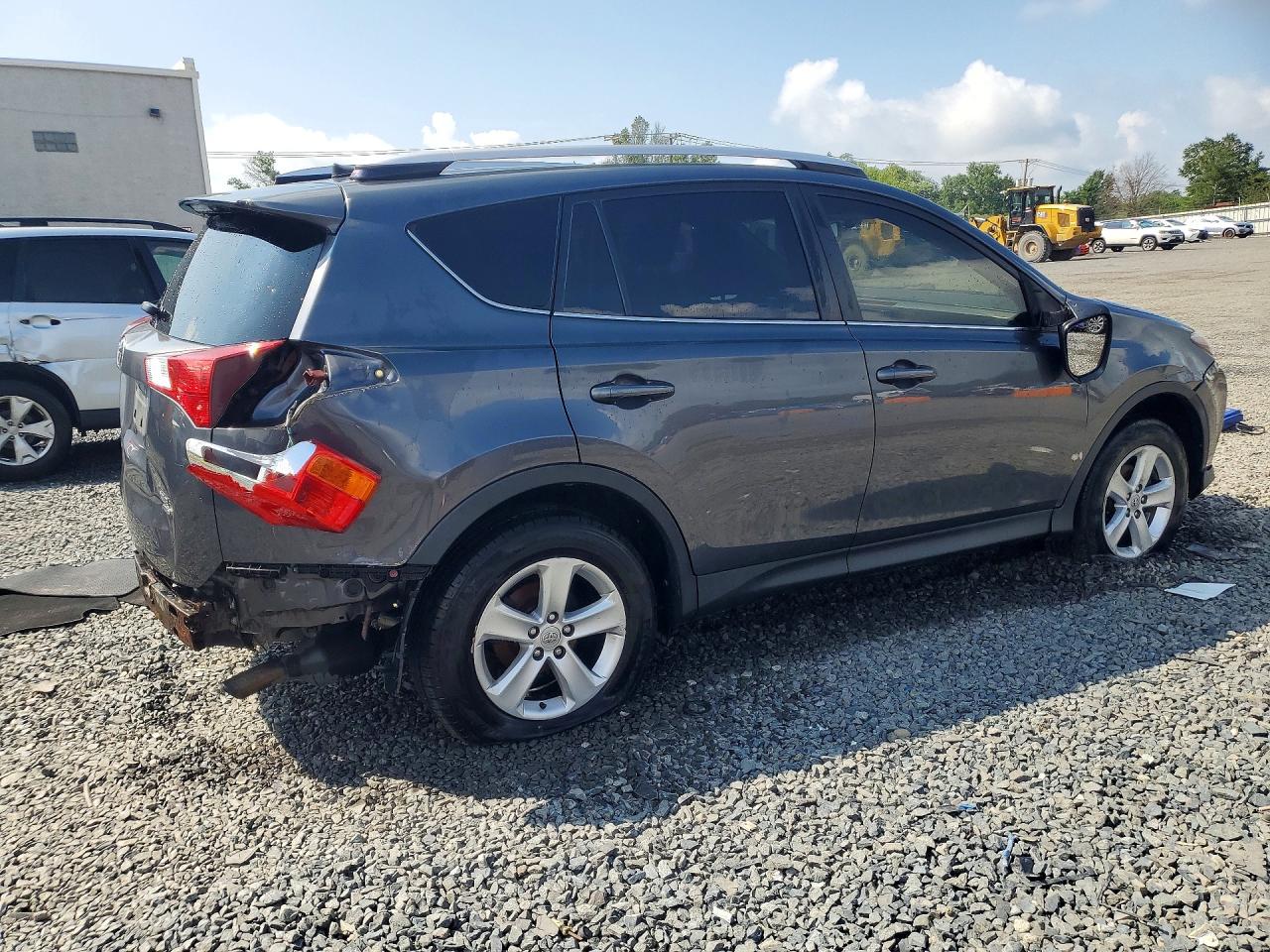2014 Toyota Rav4 Xle Gray vin: JTMRFREV5ED071905