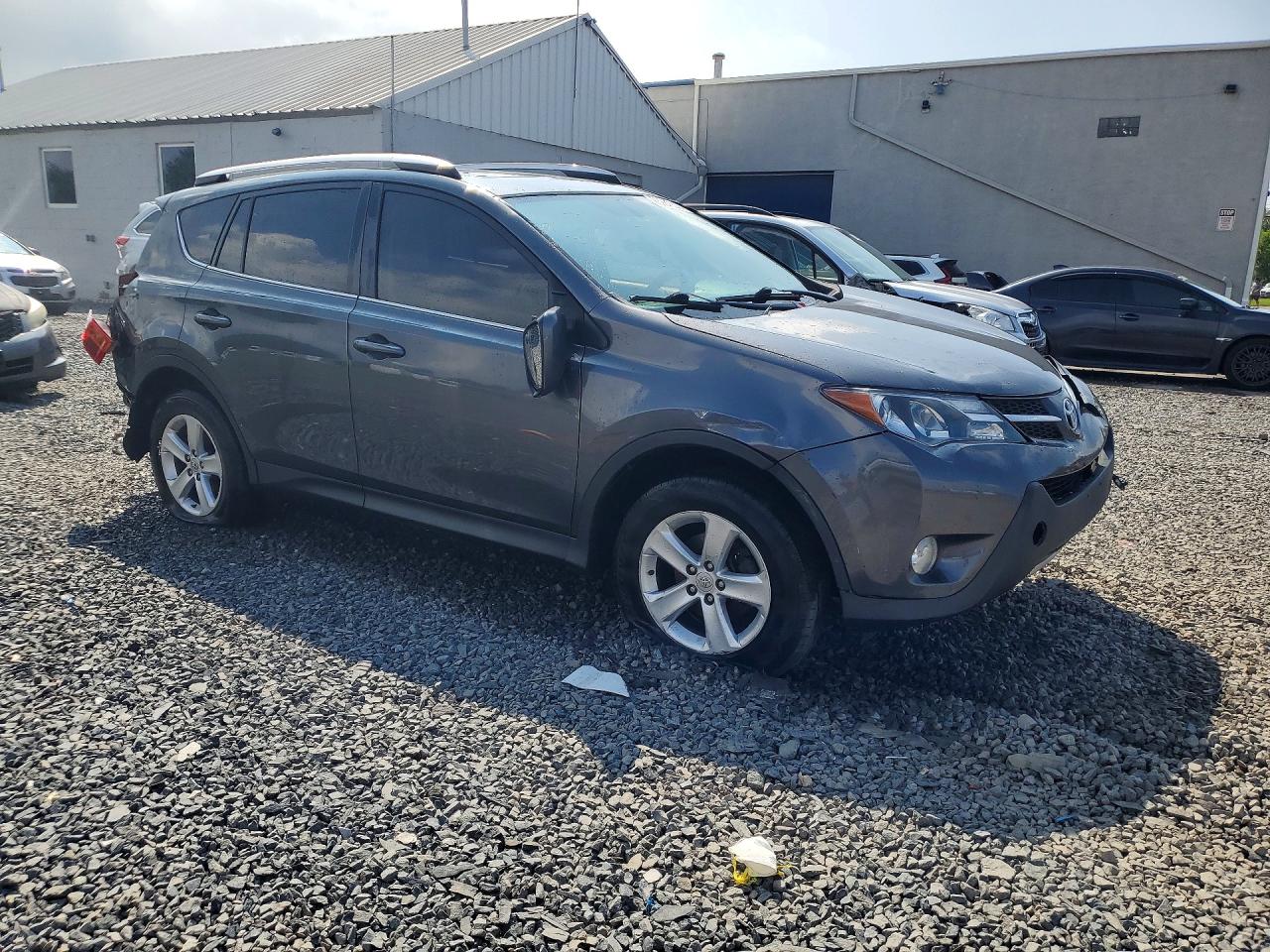 2014 Toyota Rav4 Xle Gray vin: JTMRFREV5ED071905
