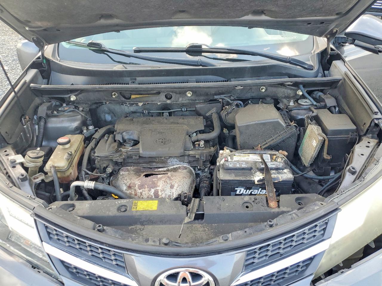 2014 Toyota Rav4 Xle Gray vin: JTMRFREV5ED071905